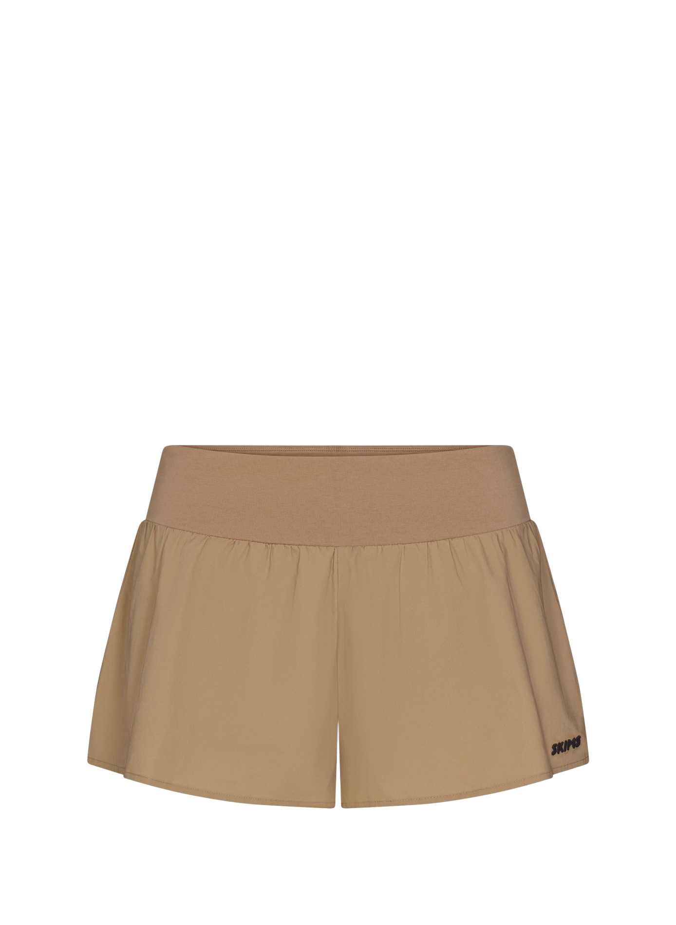 Shourt court en coton tissé mélangé SKIMS Beige