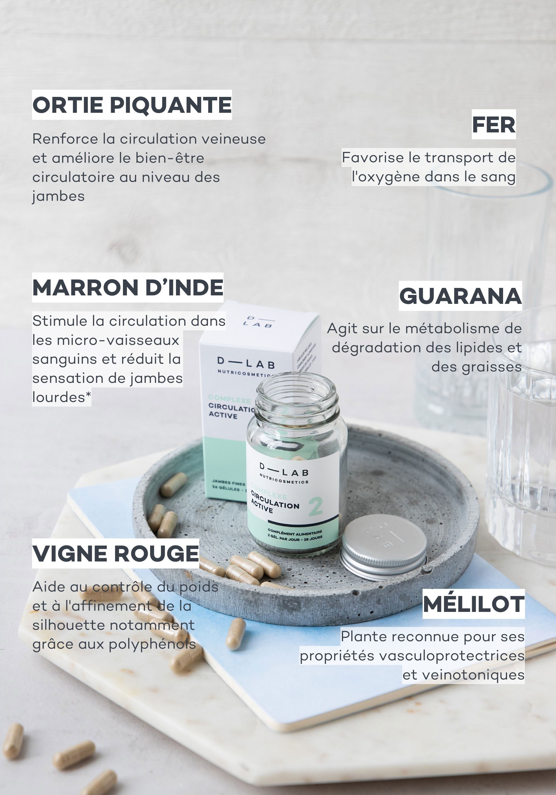 Active Circulation Complex D-LAB NUTRICOSMETICS No color