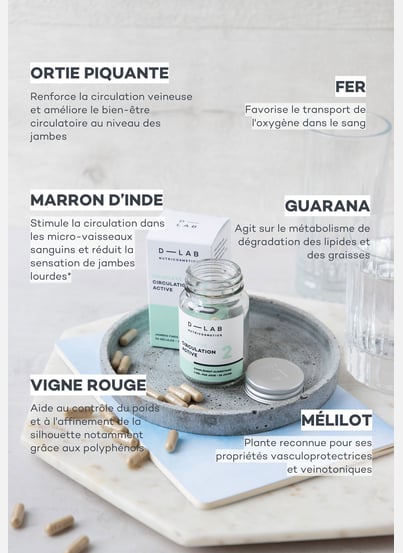 Complexe Circulation Active D-LAB NUTRICOSMETICS Complexe Circulation Active D-LAB NUTRICOSMETICS