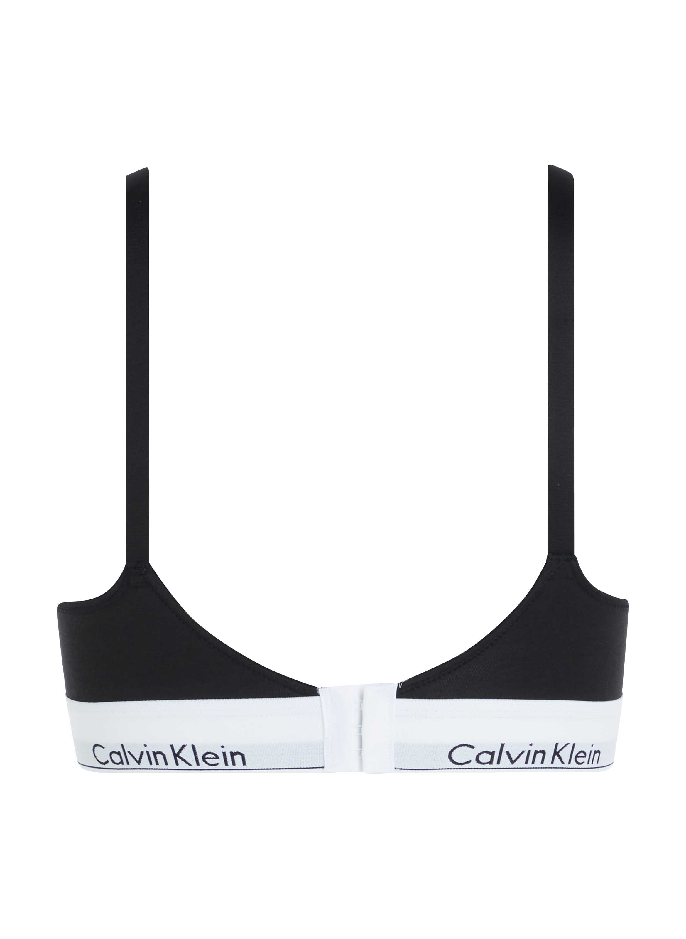 Triangle crop top Black