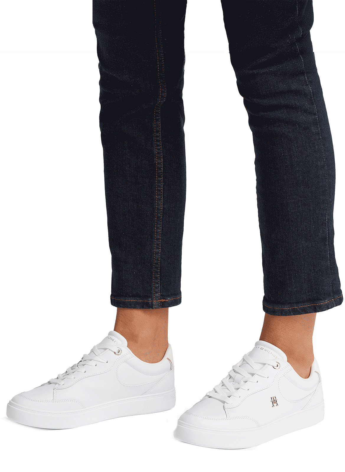 Leather sneakers TOMMY HILFIGER White