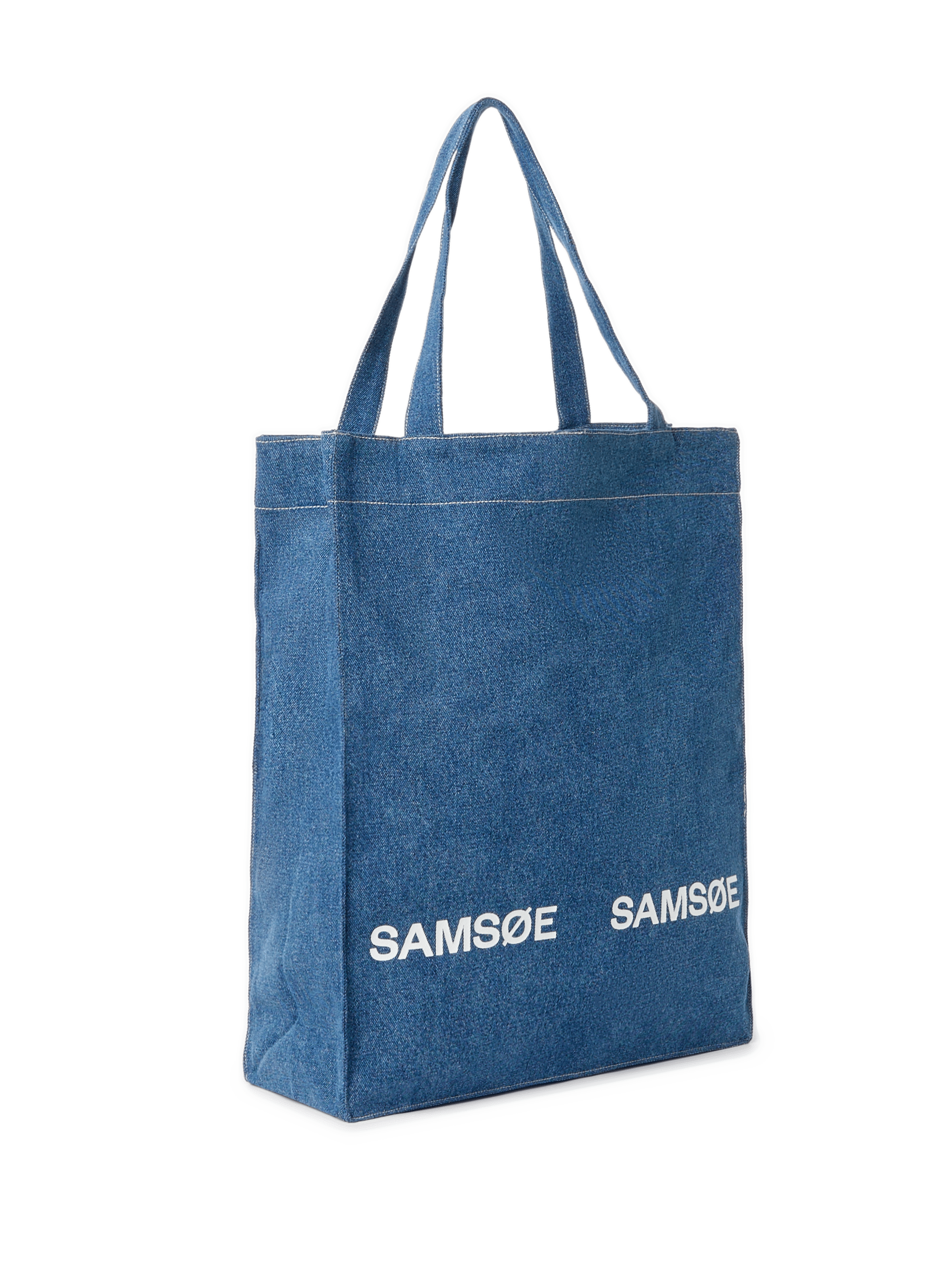 Cotton tote bag SAMSOE SAMSOE Blue