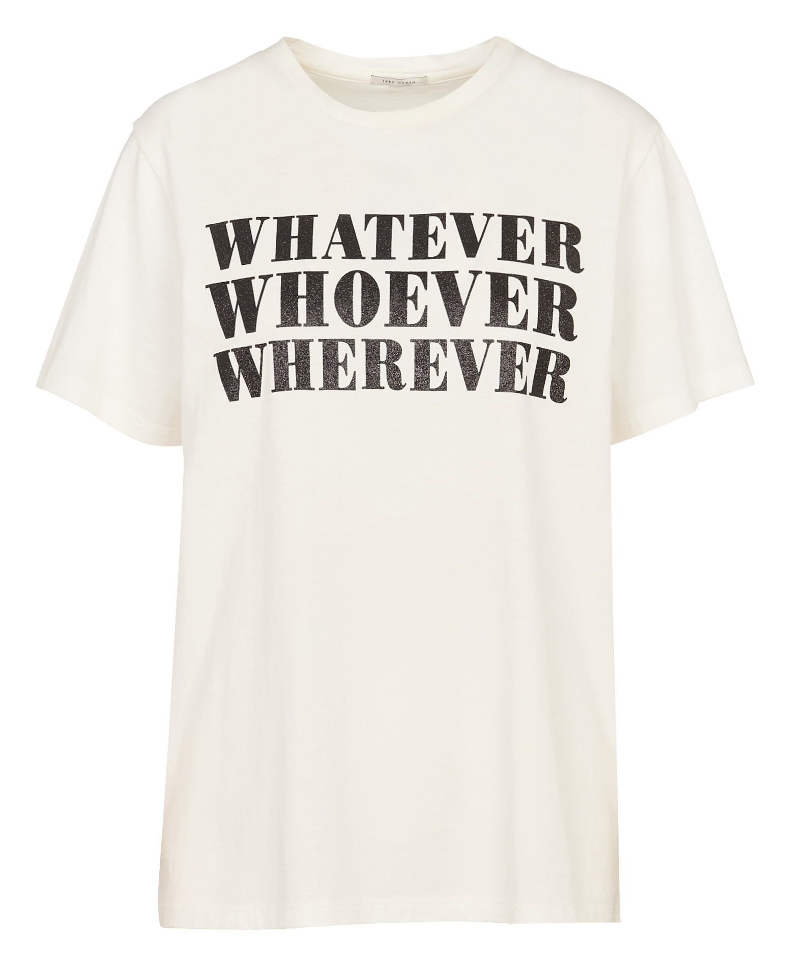 Tee-shirt col rond en coton IKKS Blanc