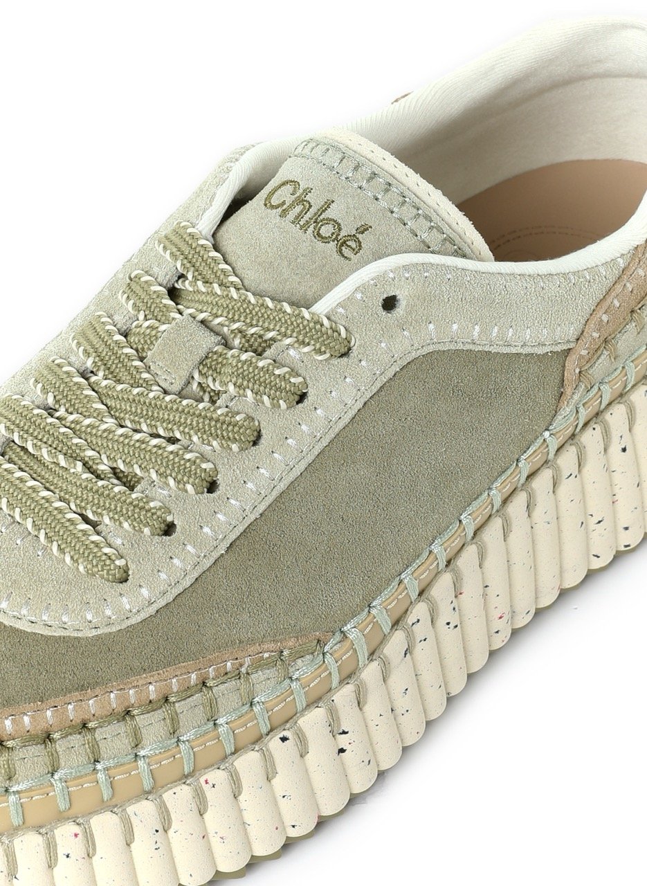 Baskets Nama CHLOÉ Kaki