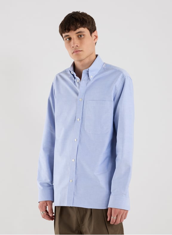 Cotton shirt Blue by SAISON 1865 SAISON 1865 Cotton shirt Blue