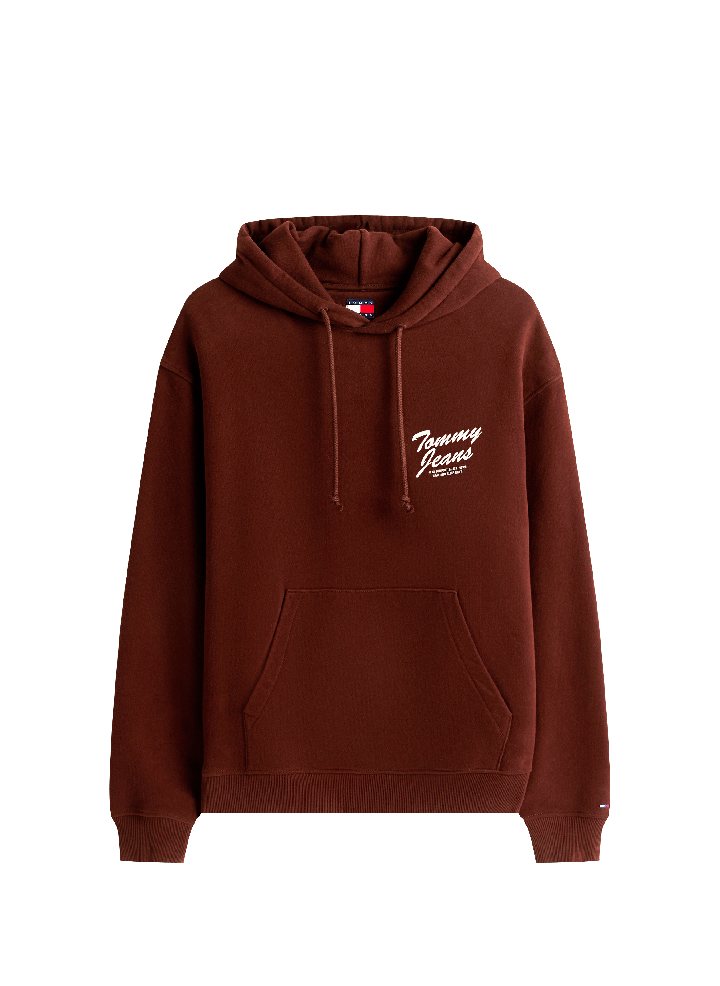 Sweatshirt en coton mélangé TOMMY HILFIGER Marron