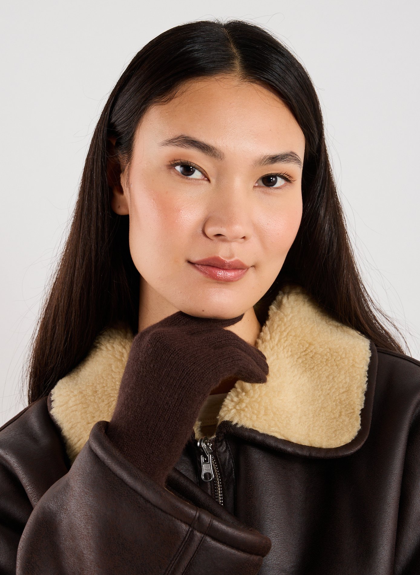 Gants en cachemire SAISON 1865 Marron