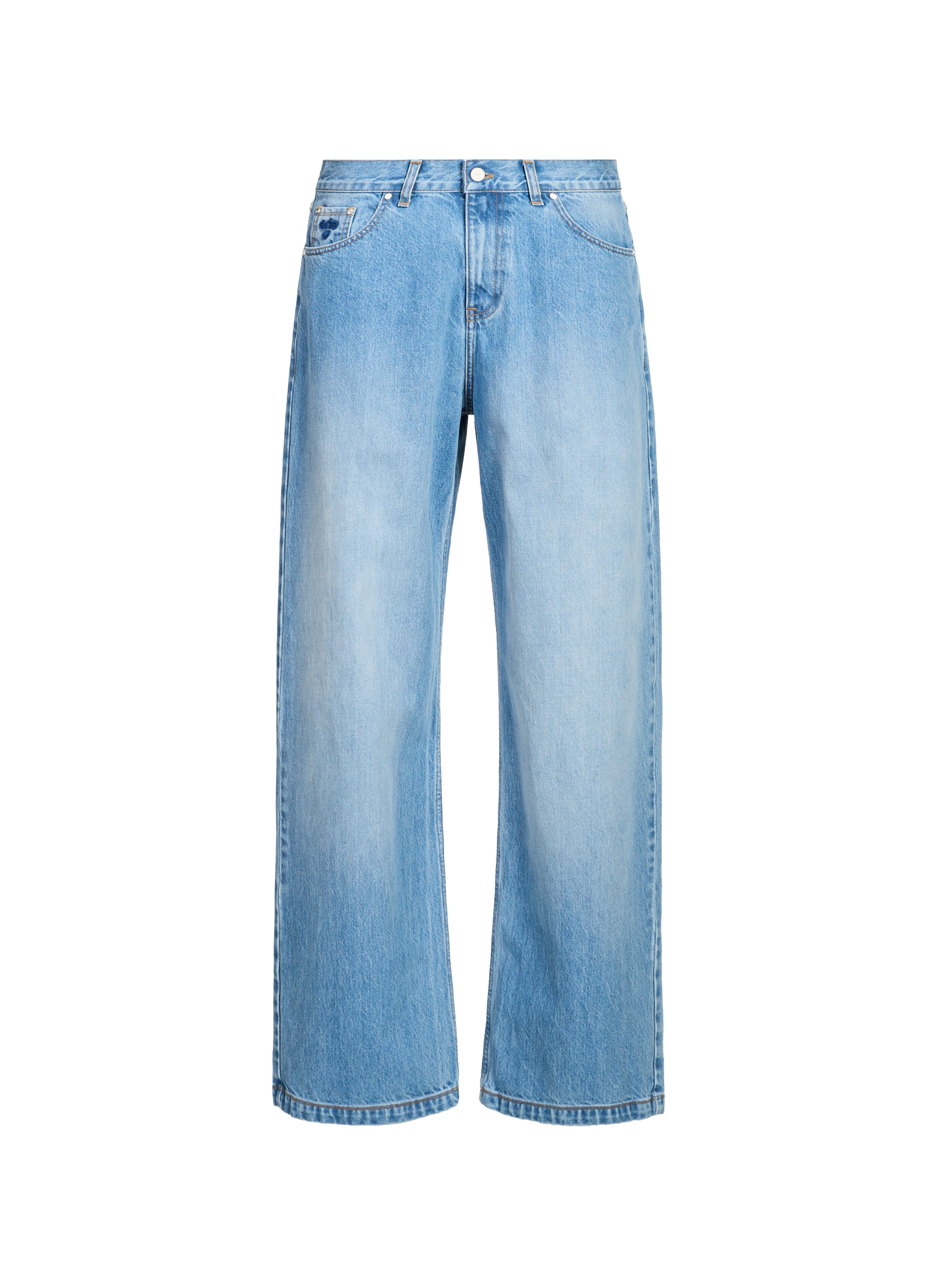Wide-leg cotton jeans ARTE ANTWERP Blue