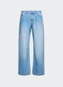 Jeans ample en coton  Bleach