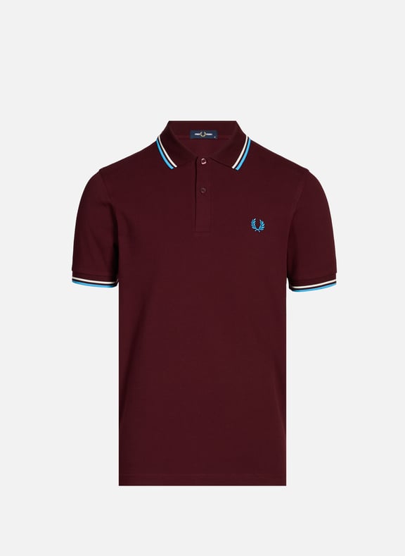 Cotton pique polo shirt Red by FRED PERRY FRED PERRY Cotton pique polo shirt Red