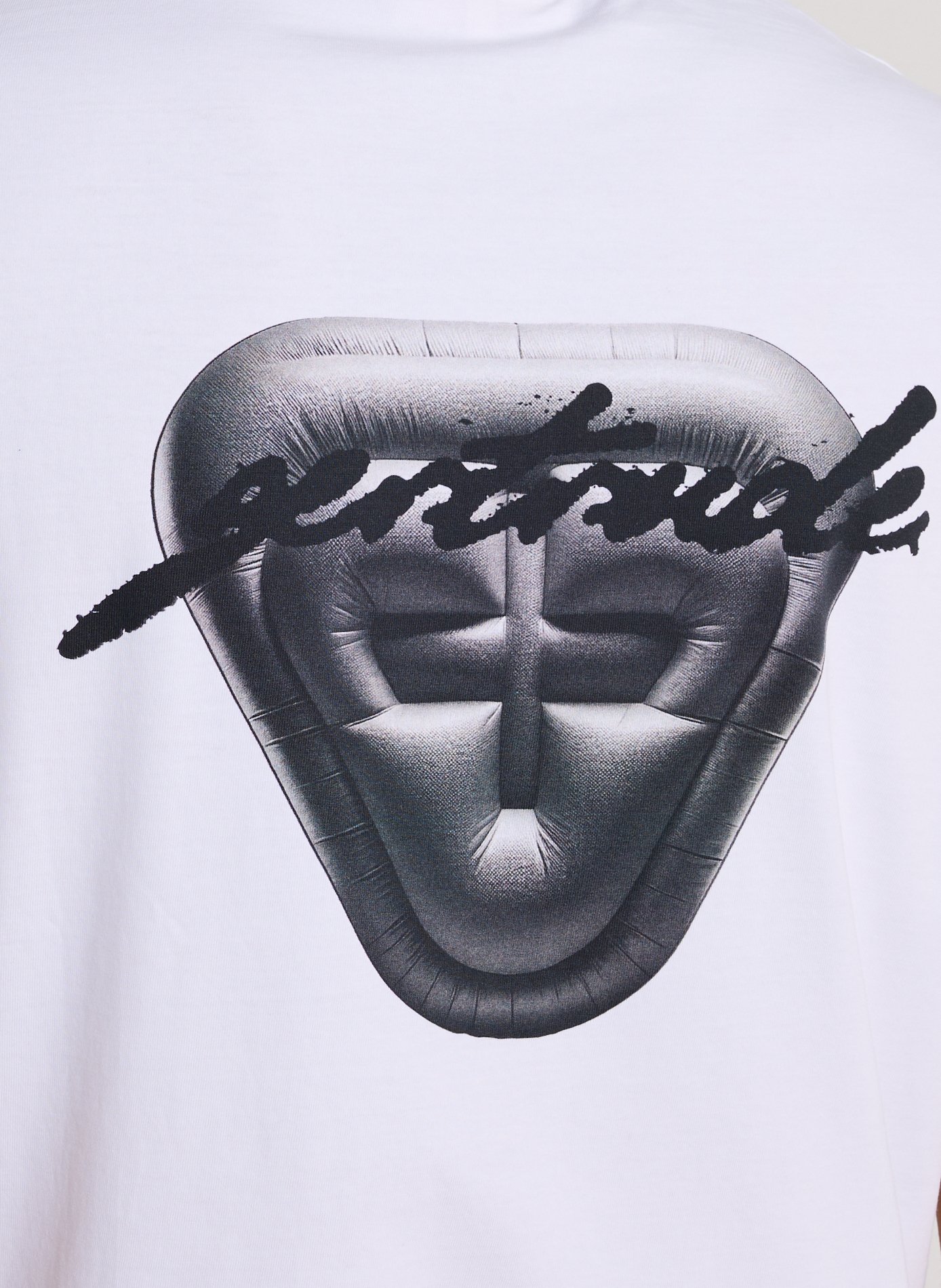 T-shirt col rond en coton GERTRUDE ET GASTON Blanc