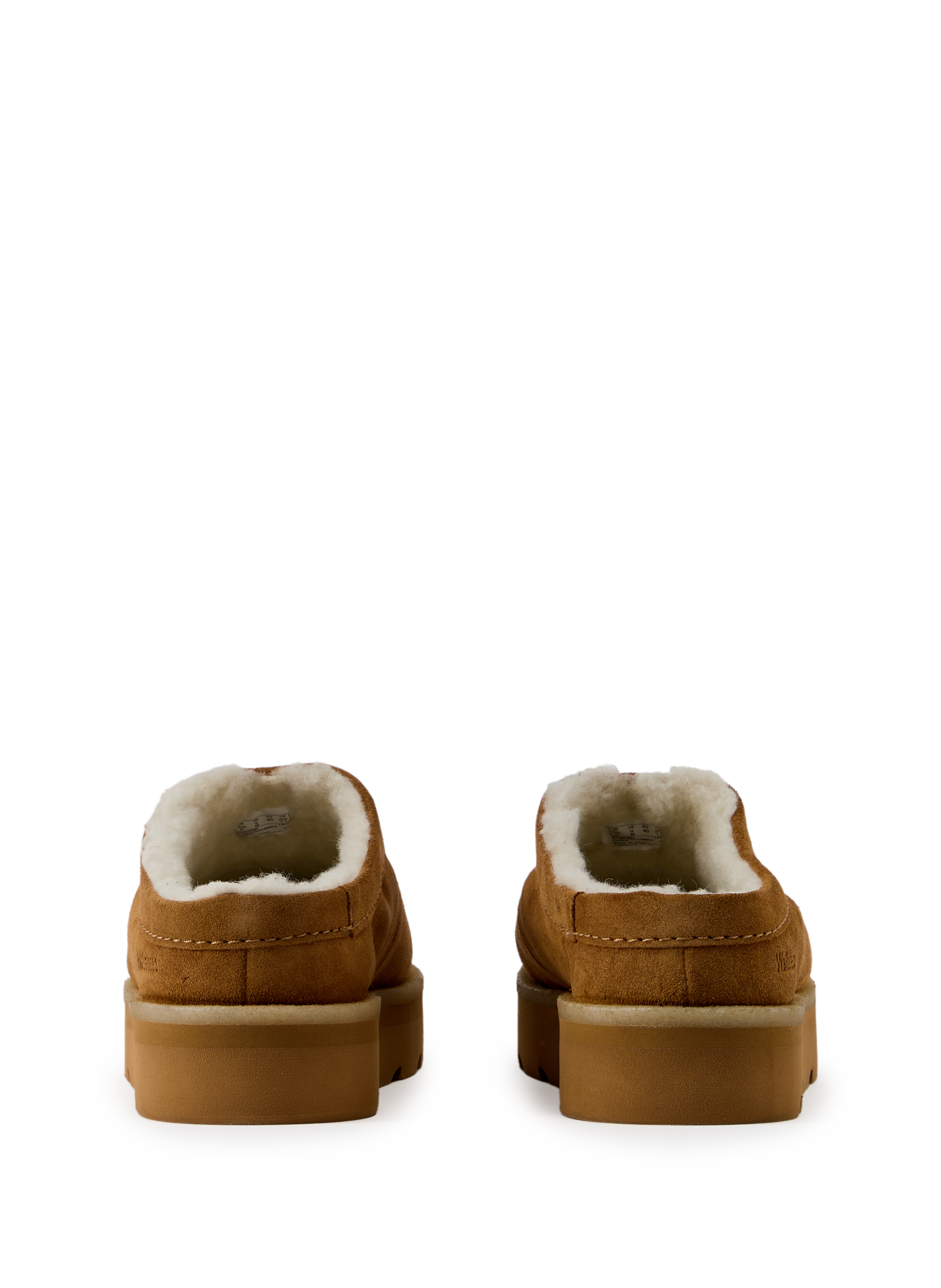 Mules Meare en peau de vache CLARKS Marron