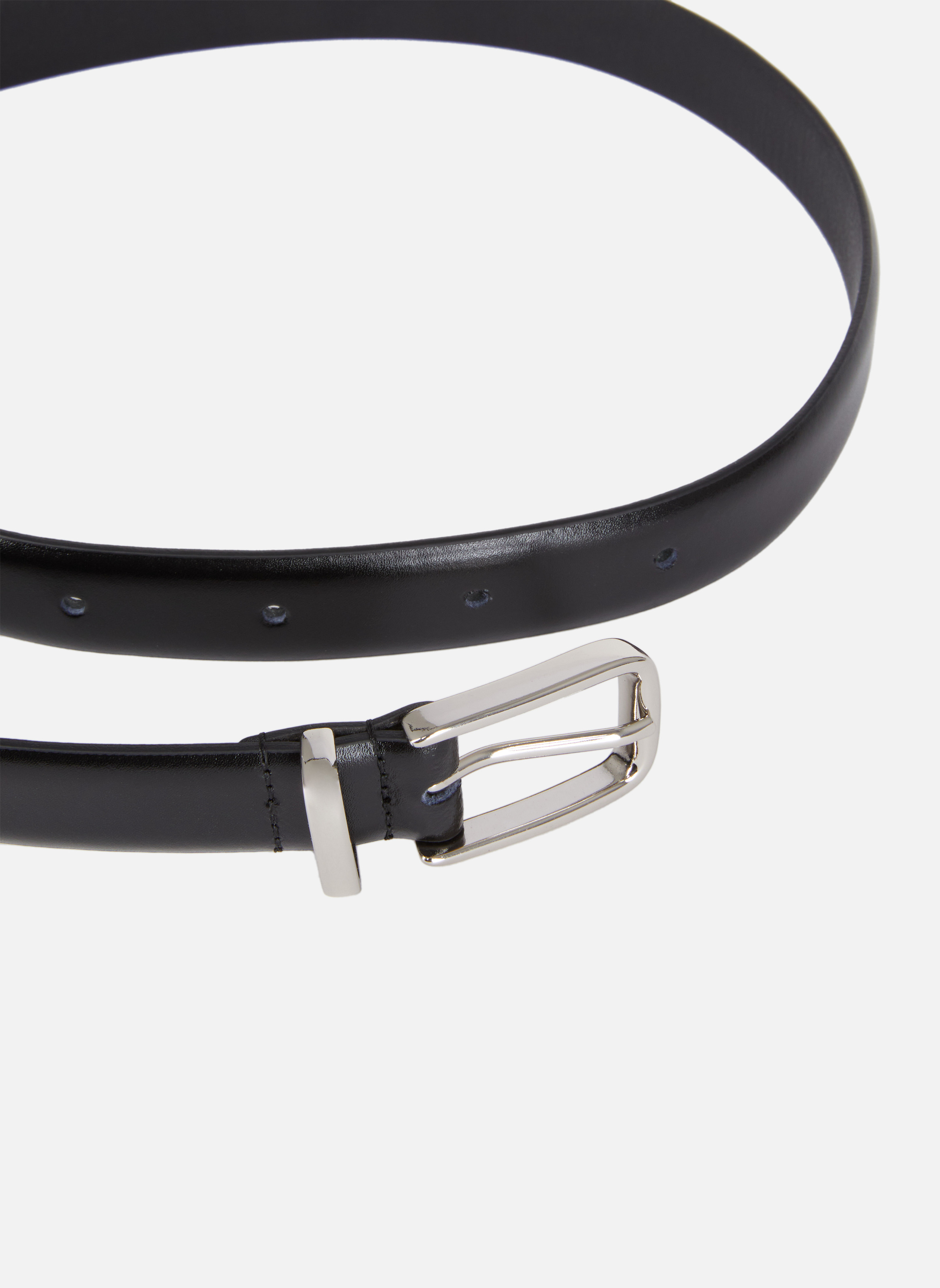 Ceinture cuir bicolore réversible THE KOOPLES Noir