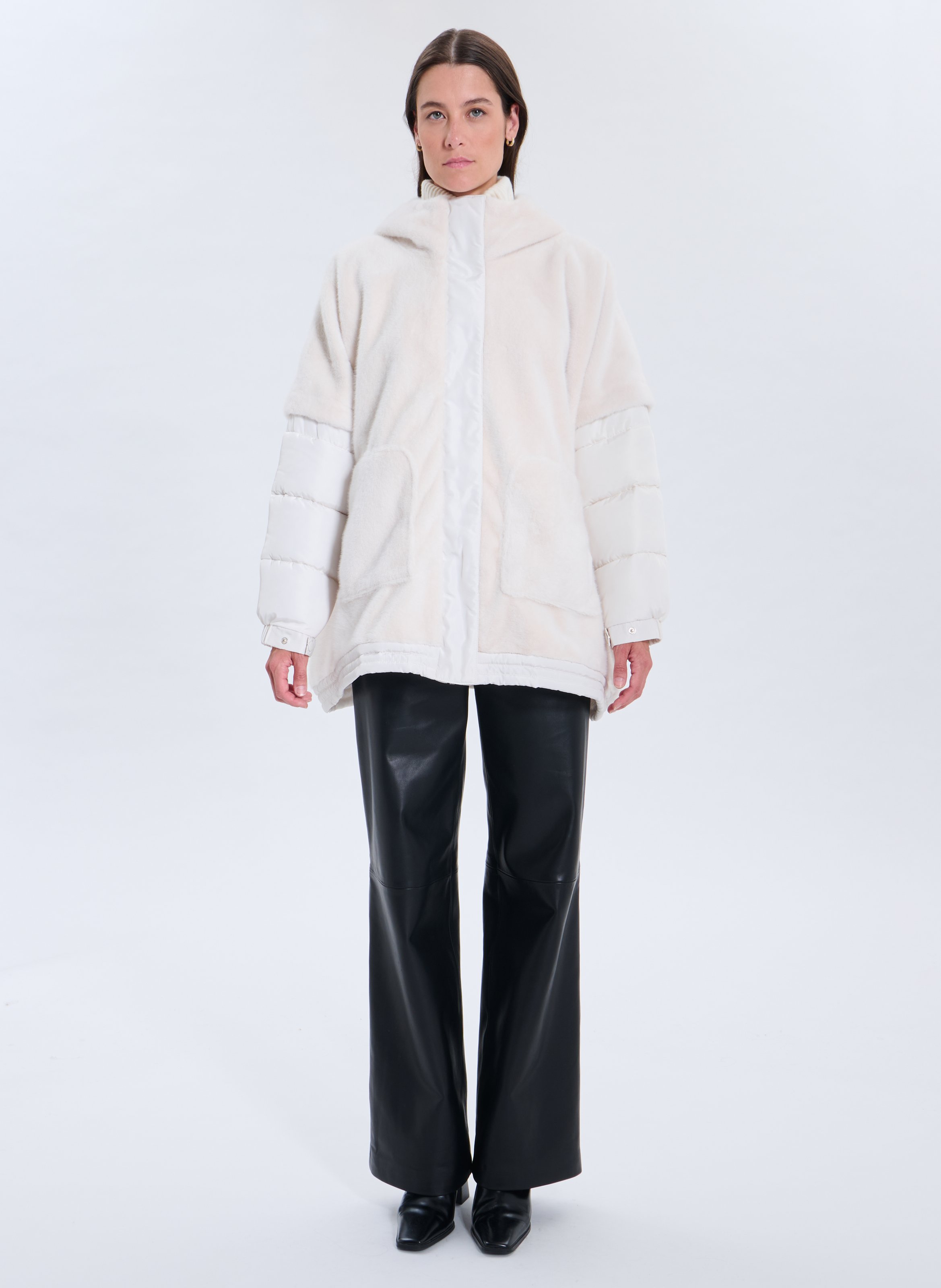 Manteau  marjolaine ZAPA Blanc