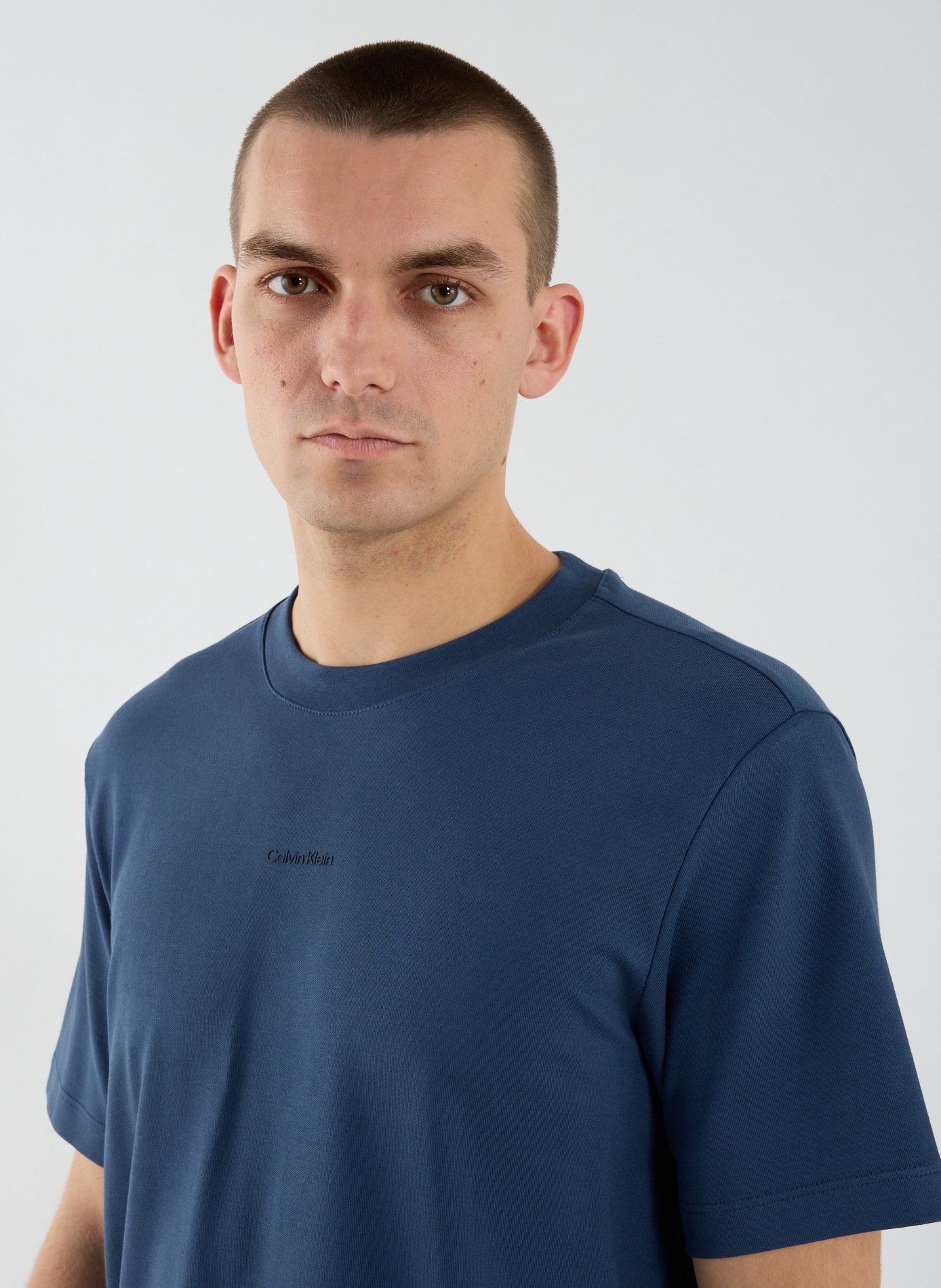 Classic Cotton T-Shirt CALVIN KLEIN Blue