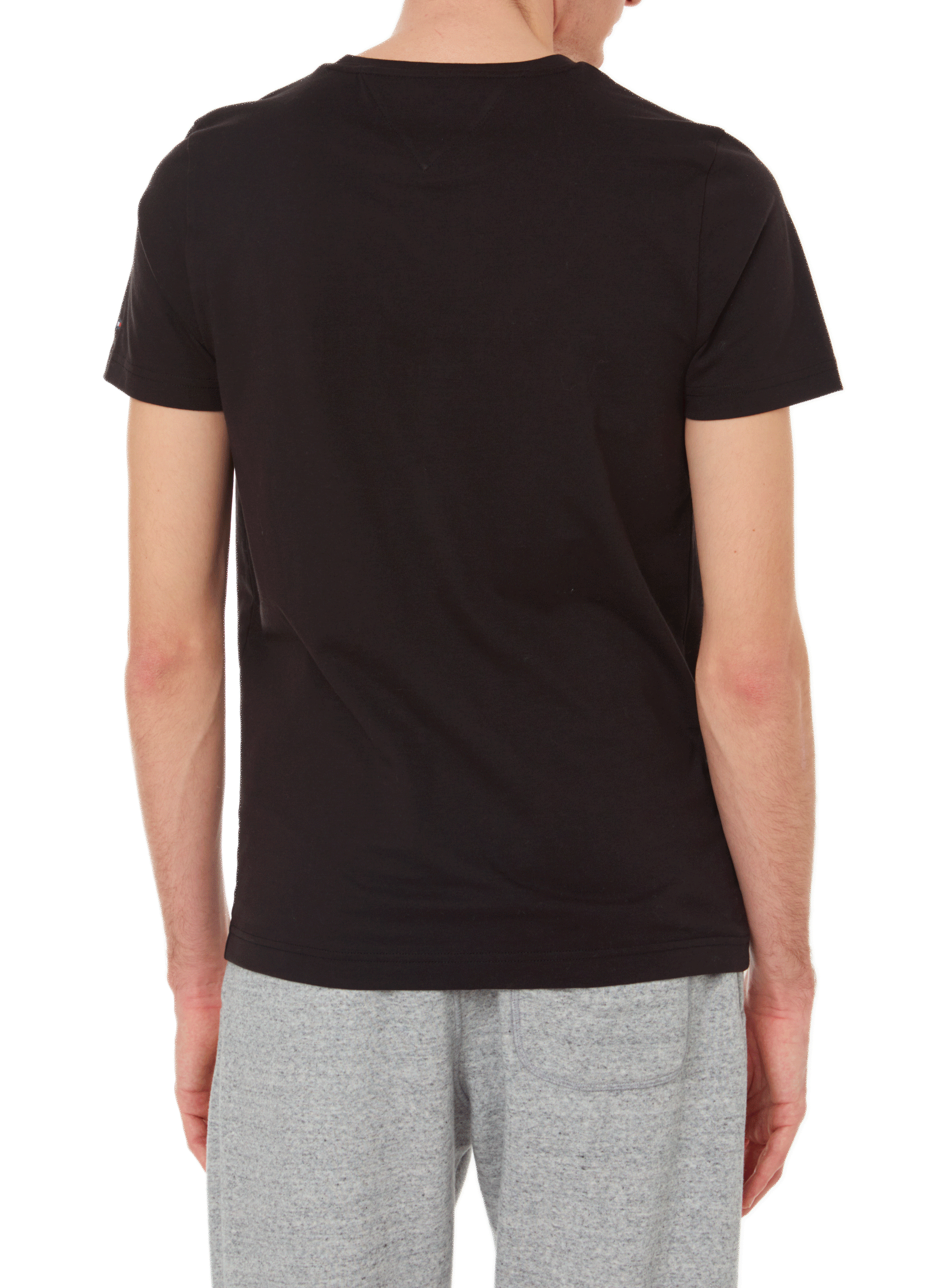 Cotton T-shirt TOMMY HILFIGER Black
