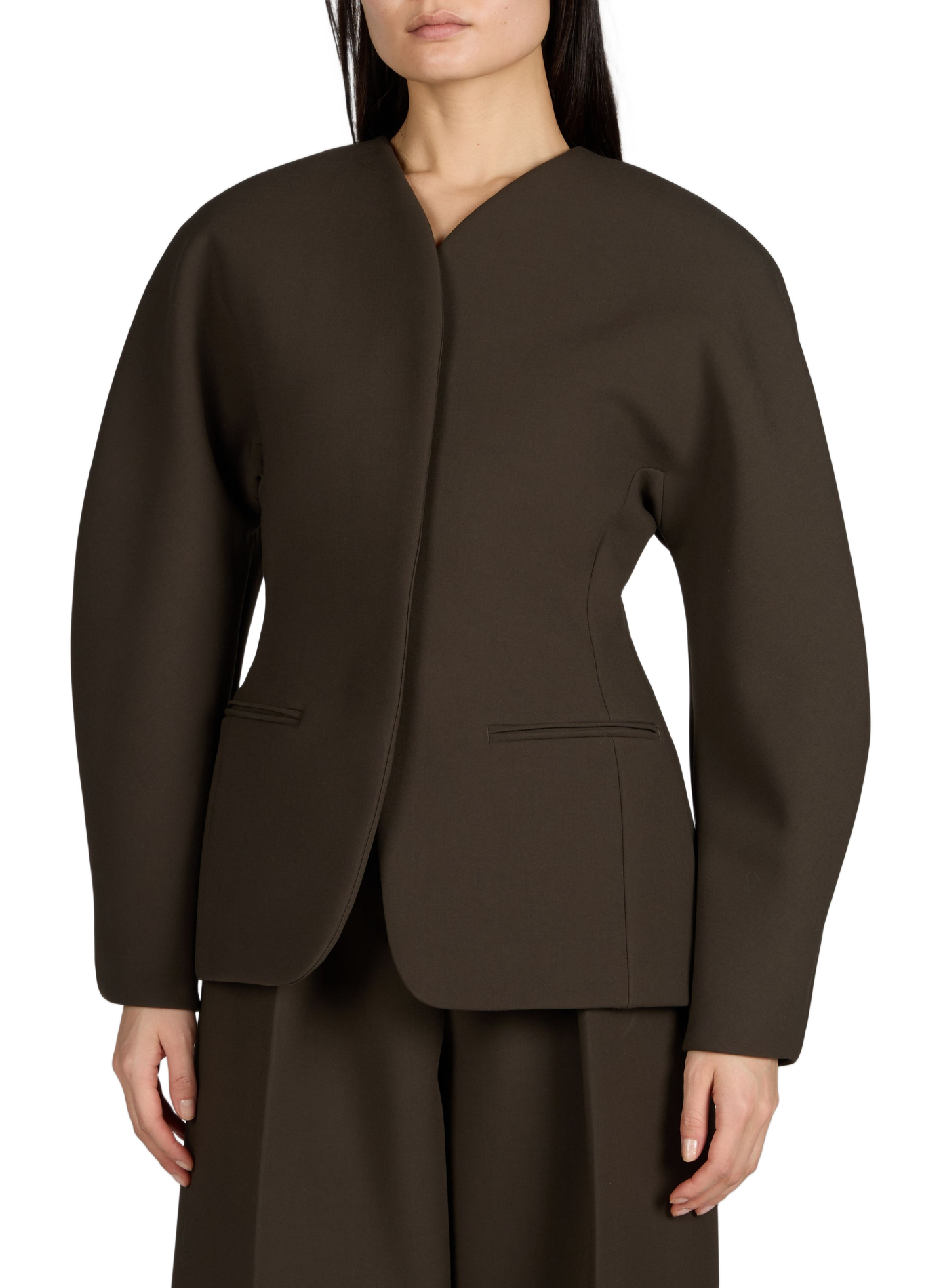 Plain blazer JACQUEMUS Khaki