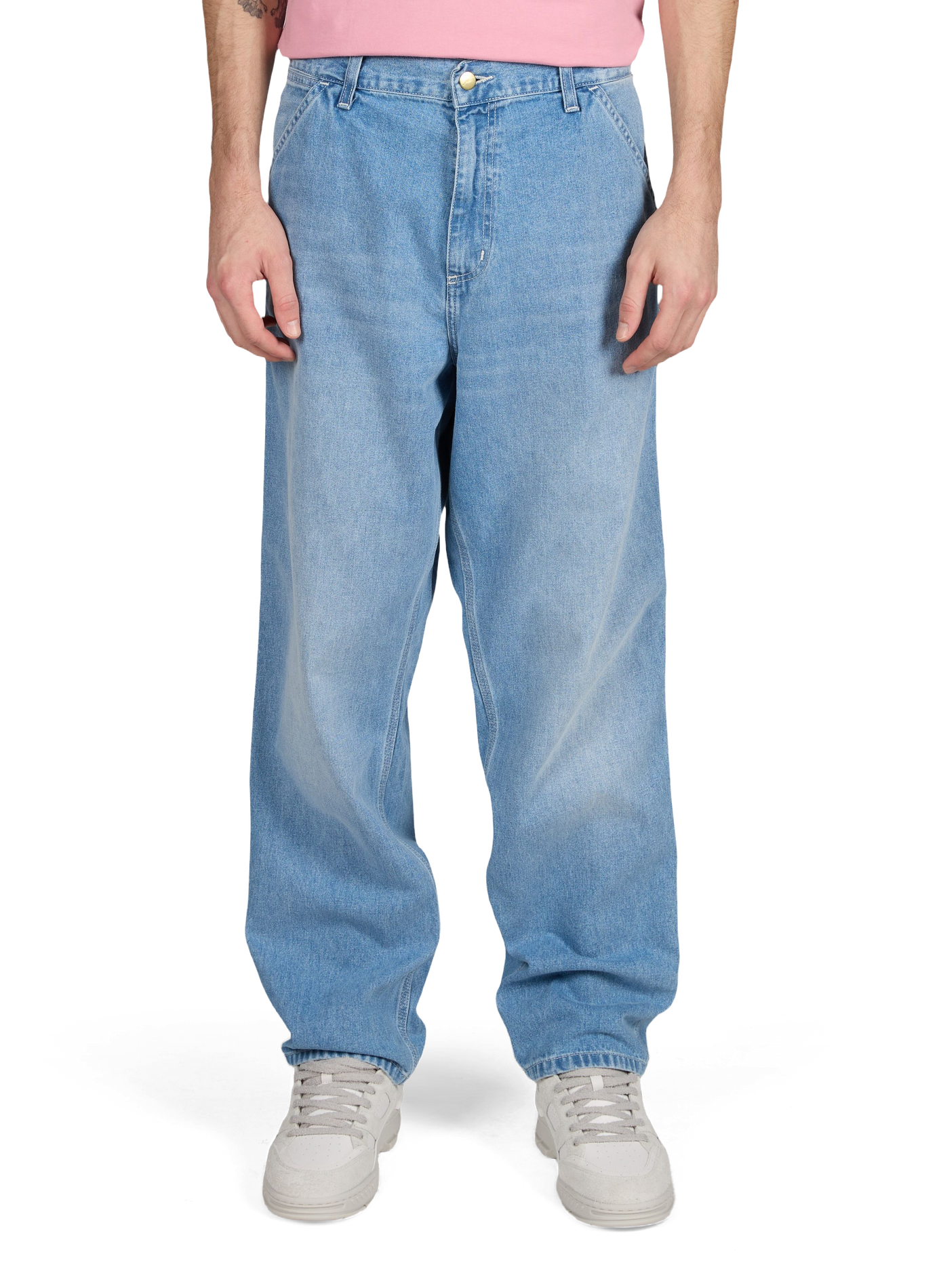 Jean large Simple en coton CARHARTT WIP Bleu
