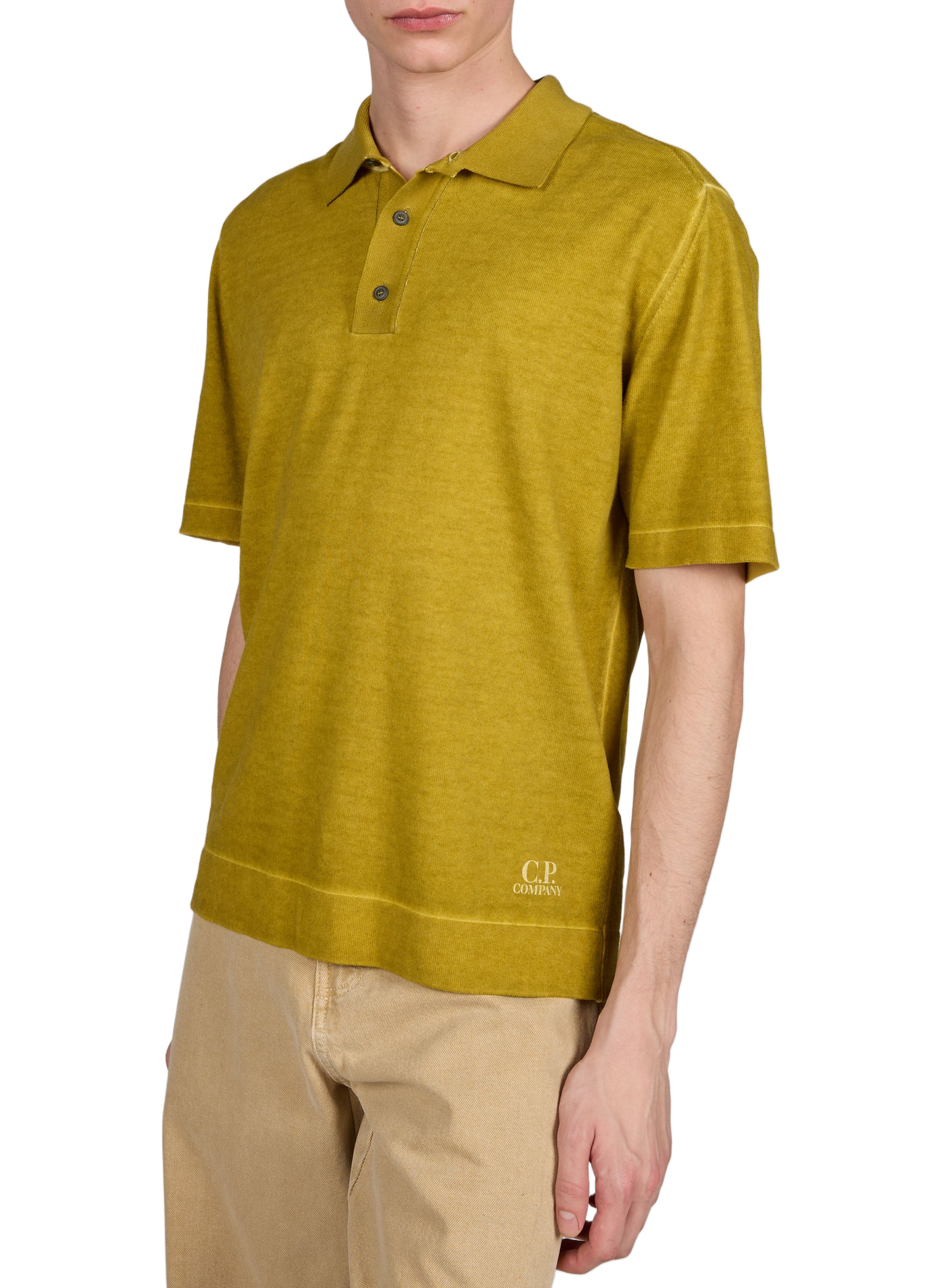  Cotton polo shirt  CP COMPANY Green