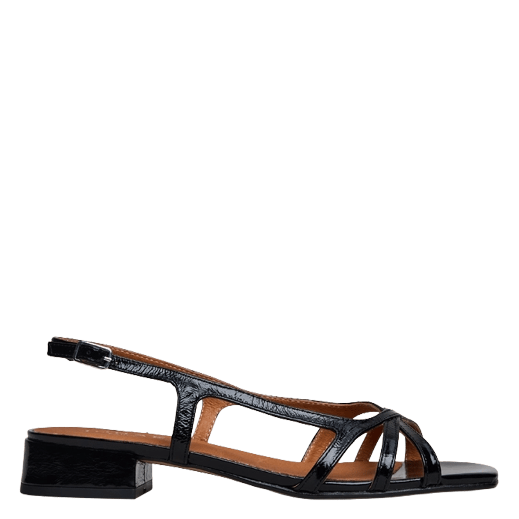 Sandales à talons en cuir argos JONAK Noir