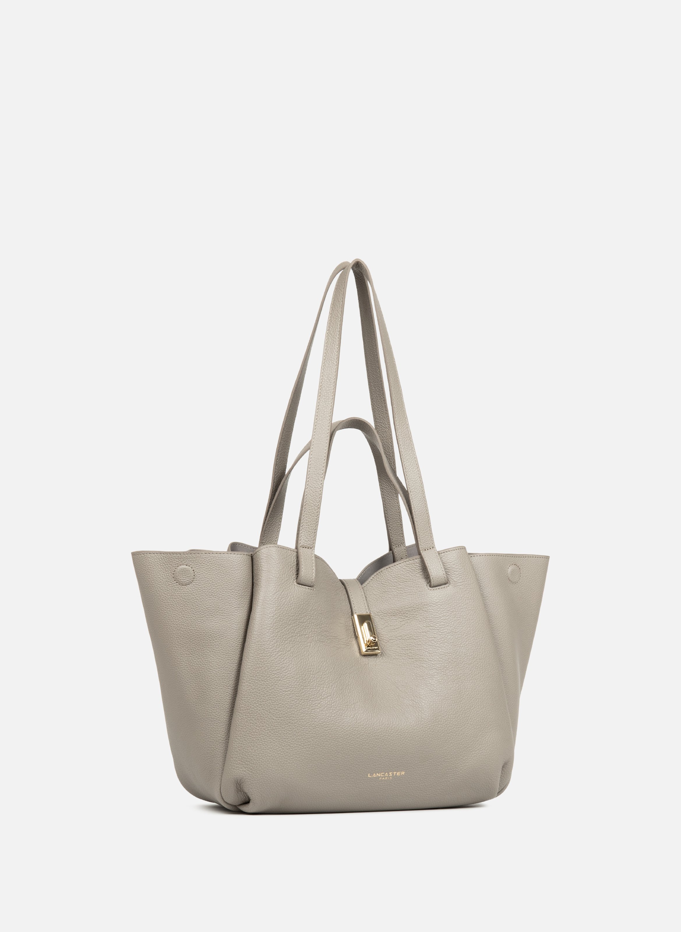 Grand sac cabas épaule - milano horizon LANCASTER Gris