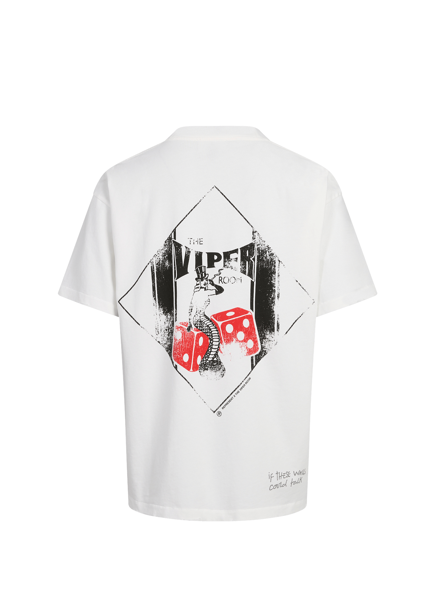 T-shirt imprimé en coton REPRESENT Blanc