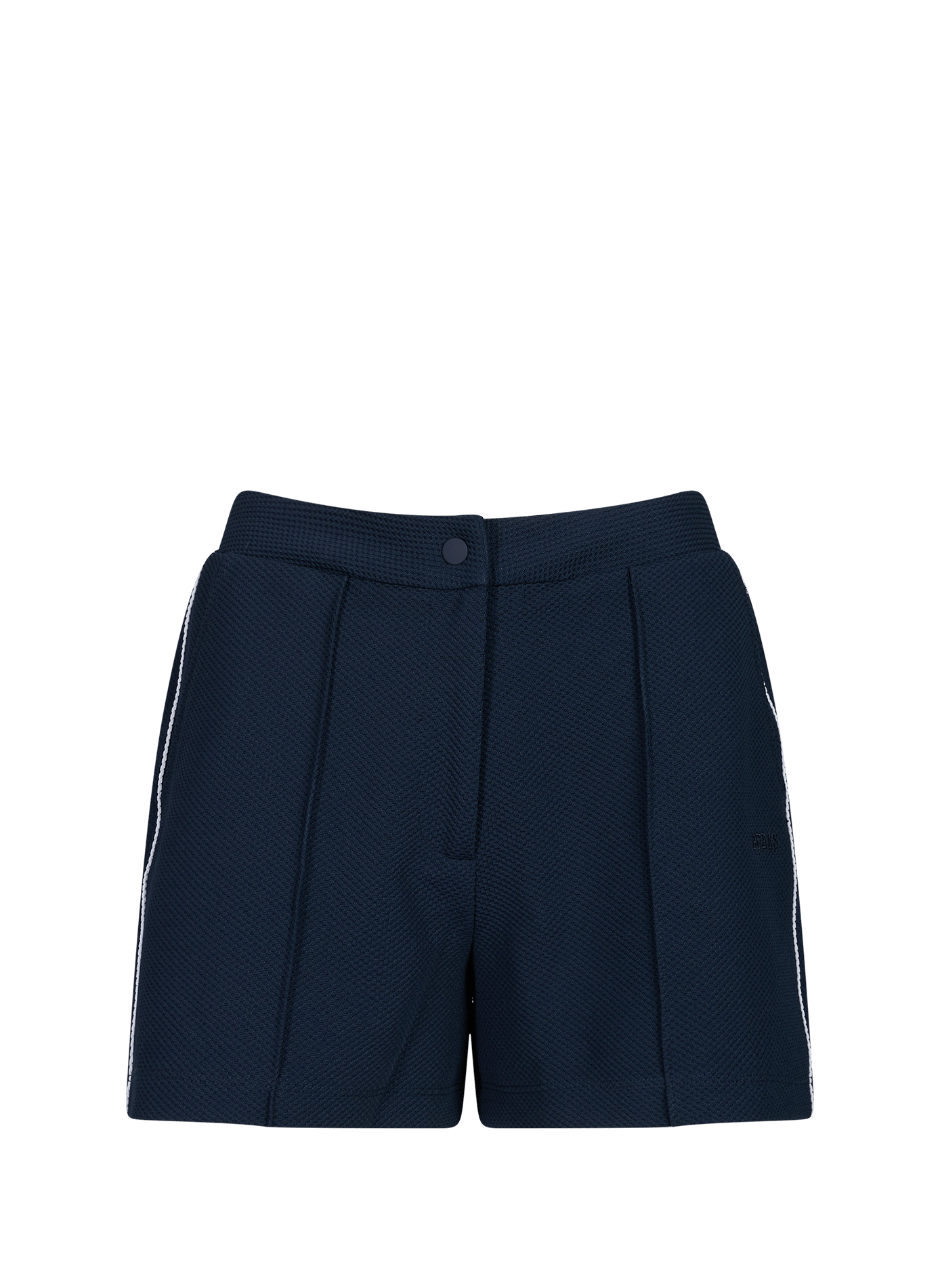 Short texturé taille haute à logo brodé  GUESS Bleu