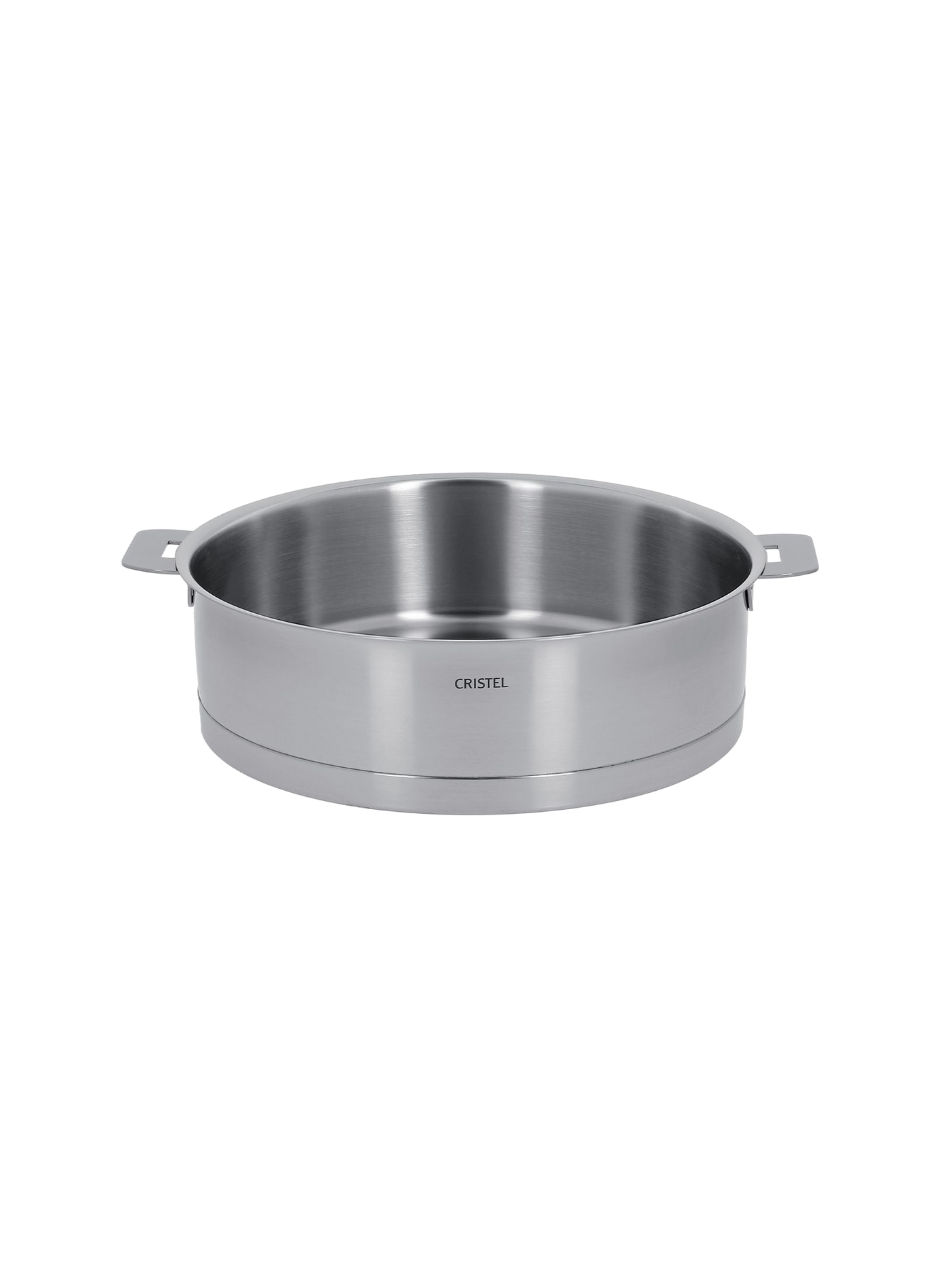 Sauteuse à poignée amovible Strate en inox CRISTEL Gris