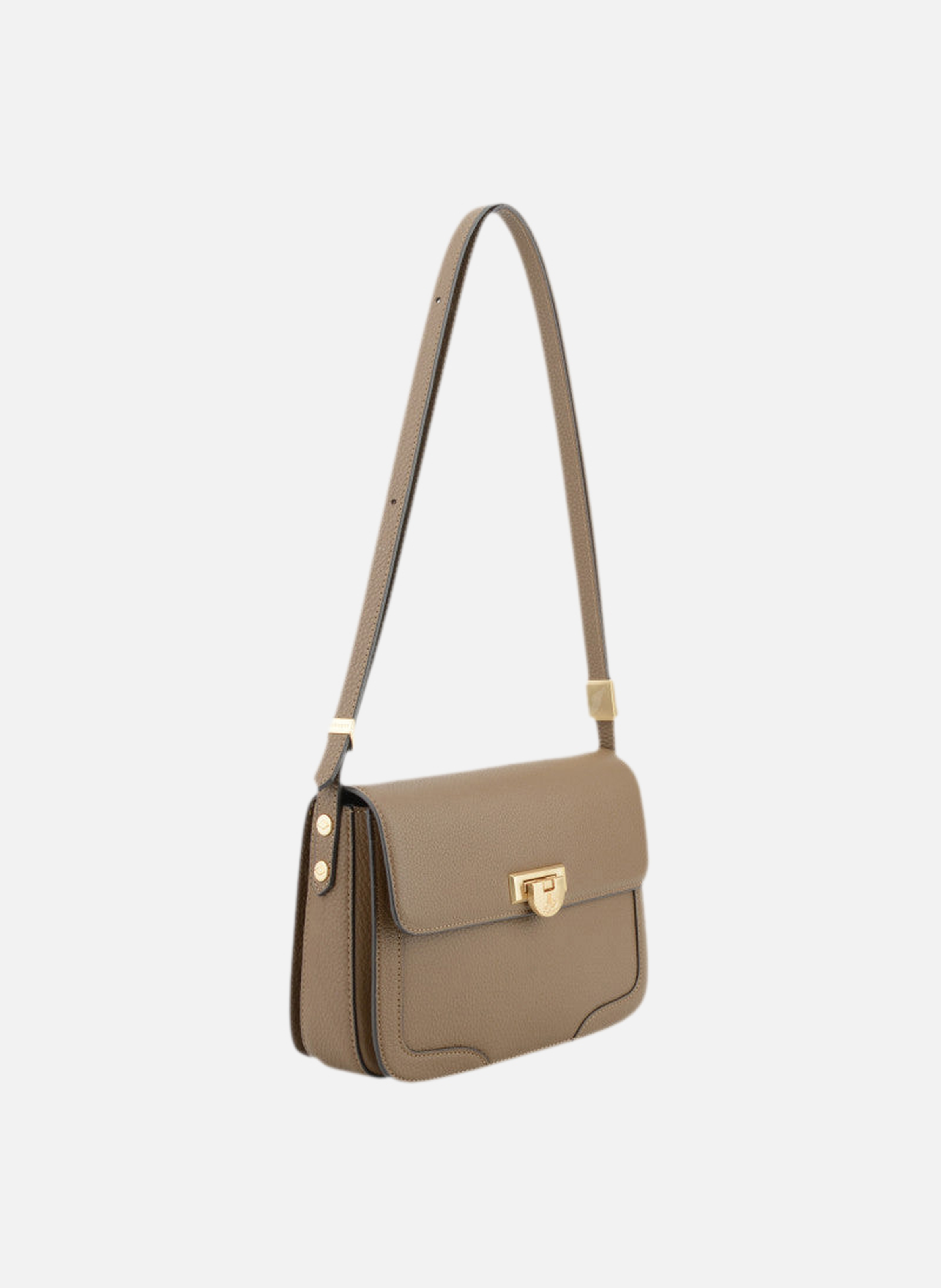 Auteuil | sac porté travers gm en cuir de vachette POURCHET Marron