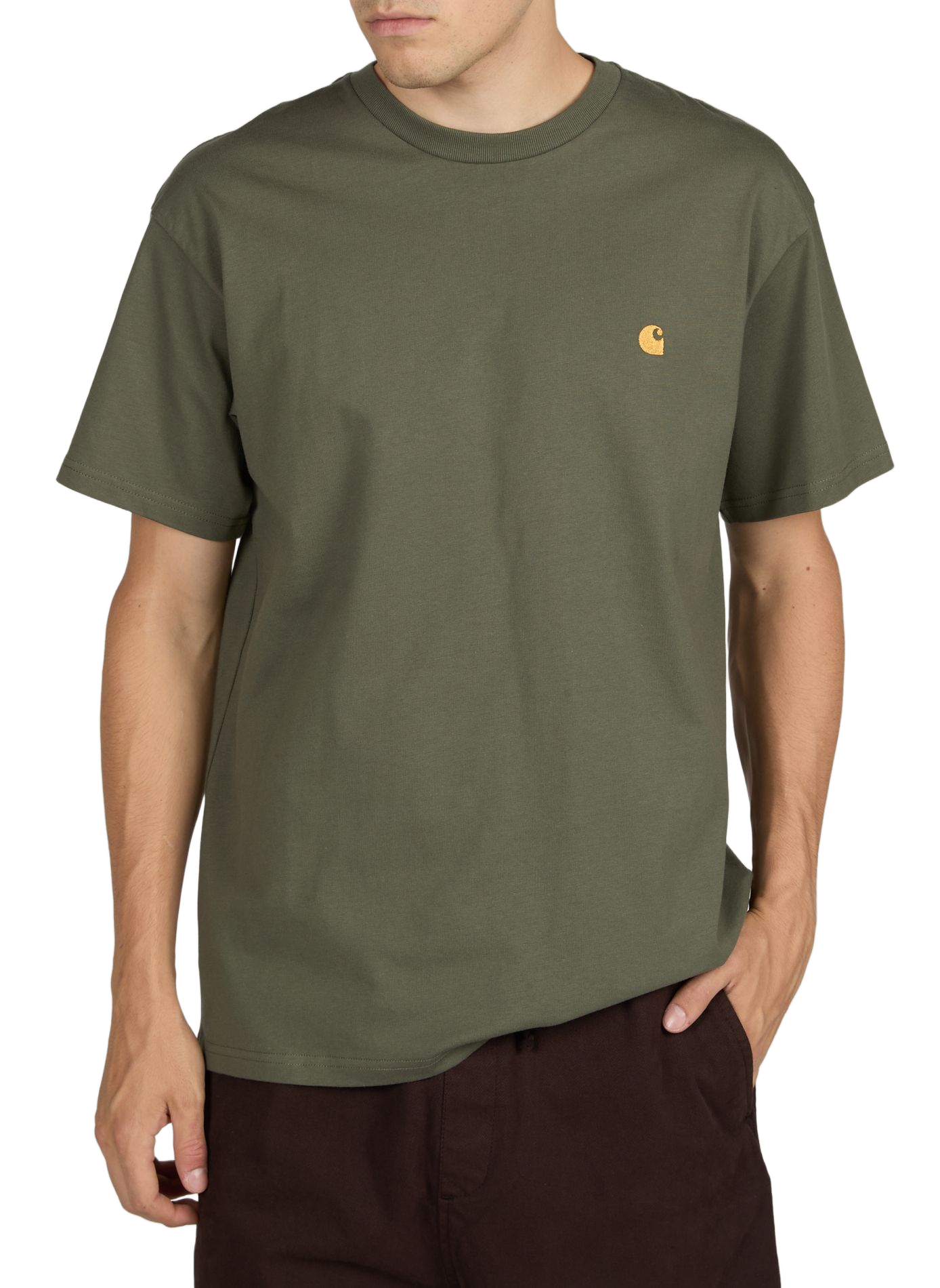 T-shirt à manches courtes en coton CARHARTT WIP Vert