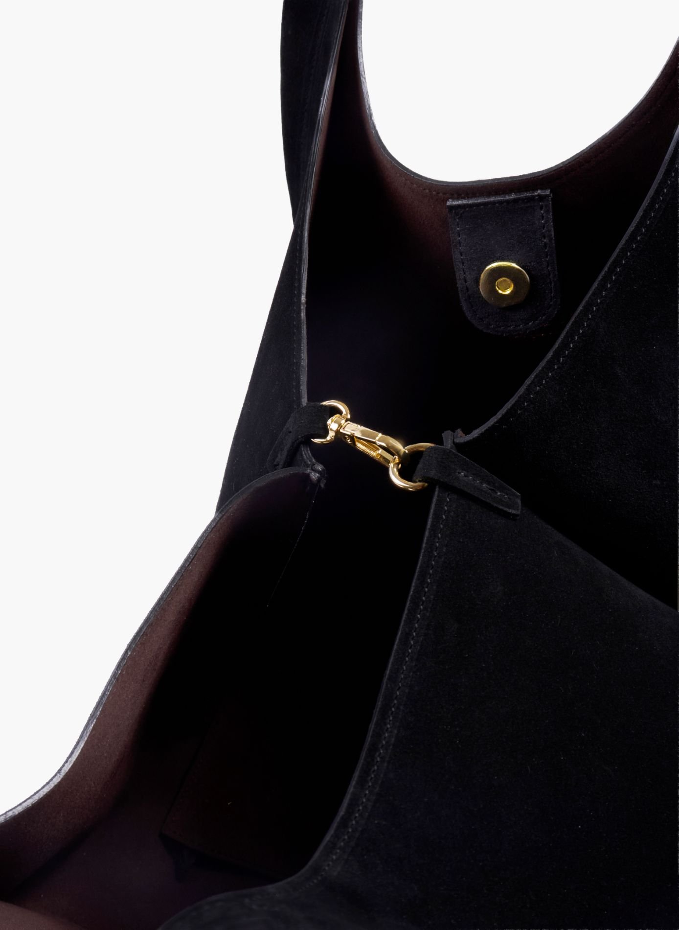 Sac cabas sybil cuir daim JULES & JENN Noir