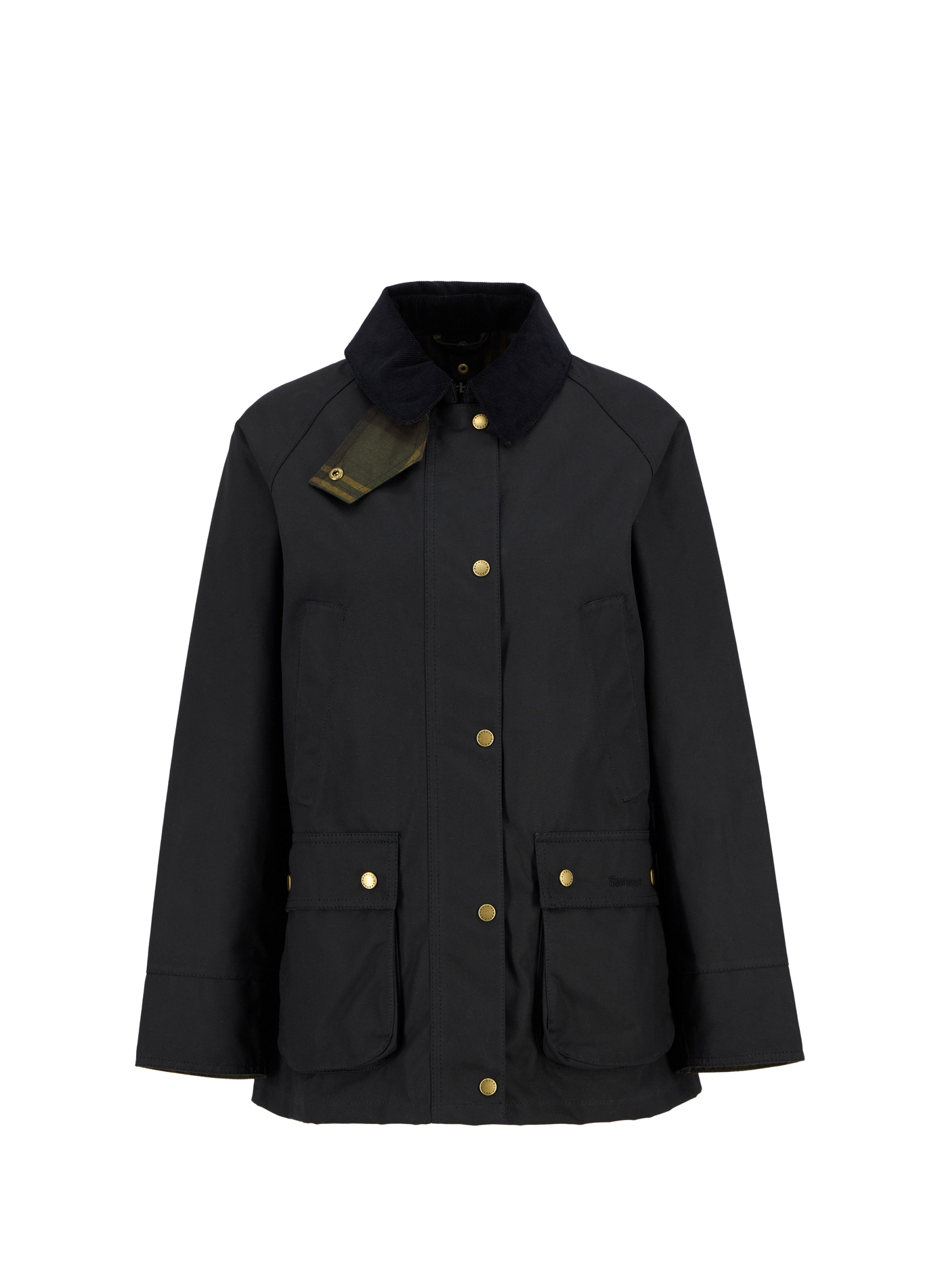 Veste Wax Acorn en coton  BARBOUR Noir