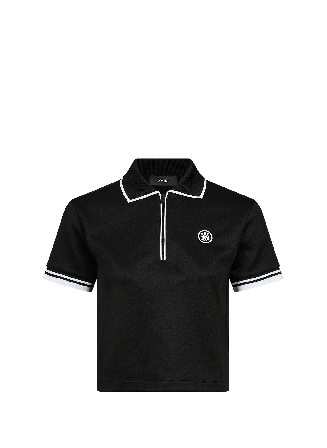 Polo à rayures AMIRI Noir