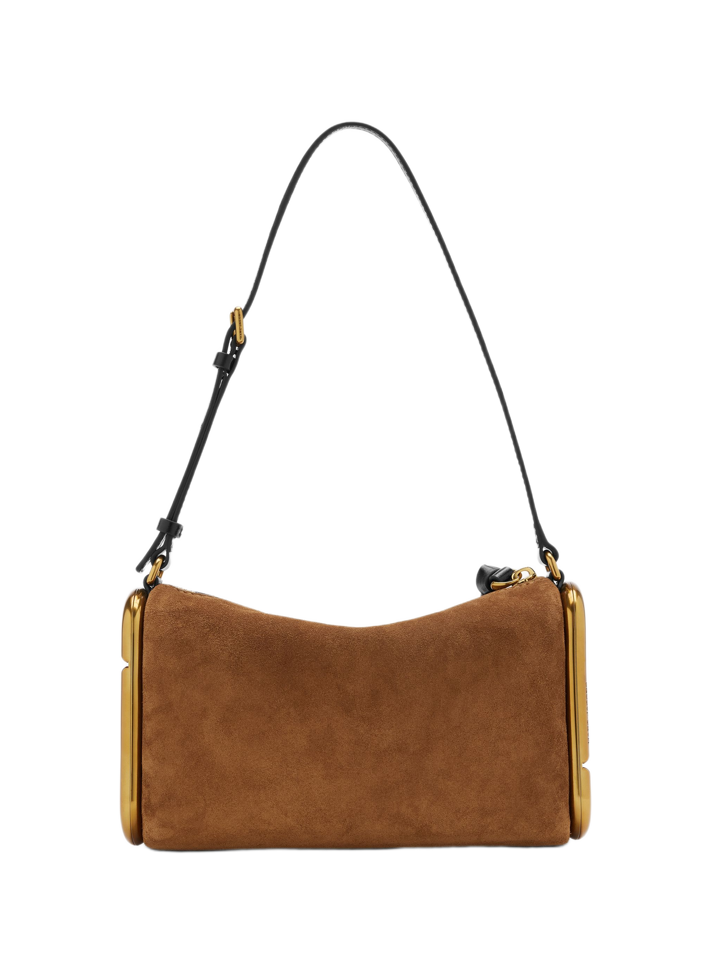 Schoudertas the Scene Small van suède leer MARC JACOBS Bruin