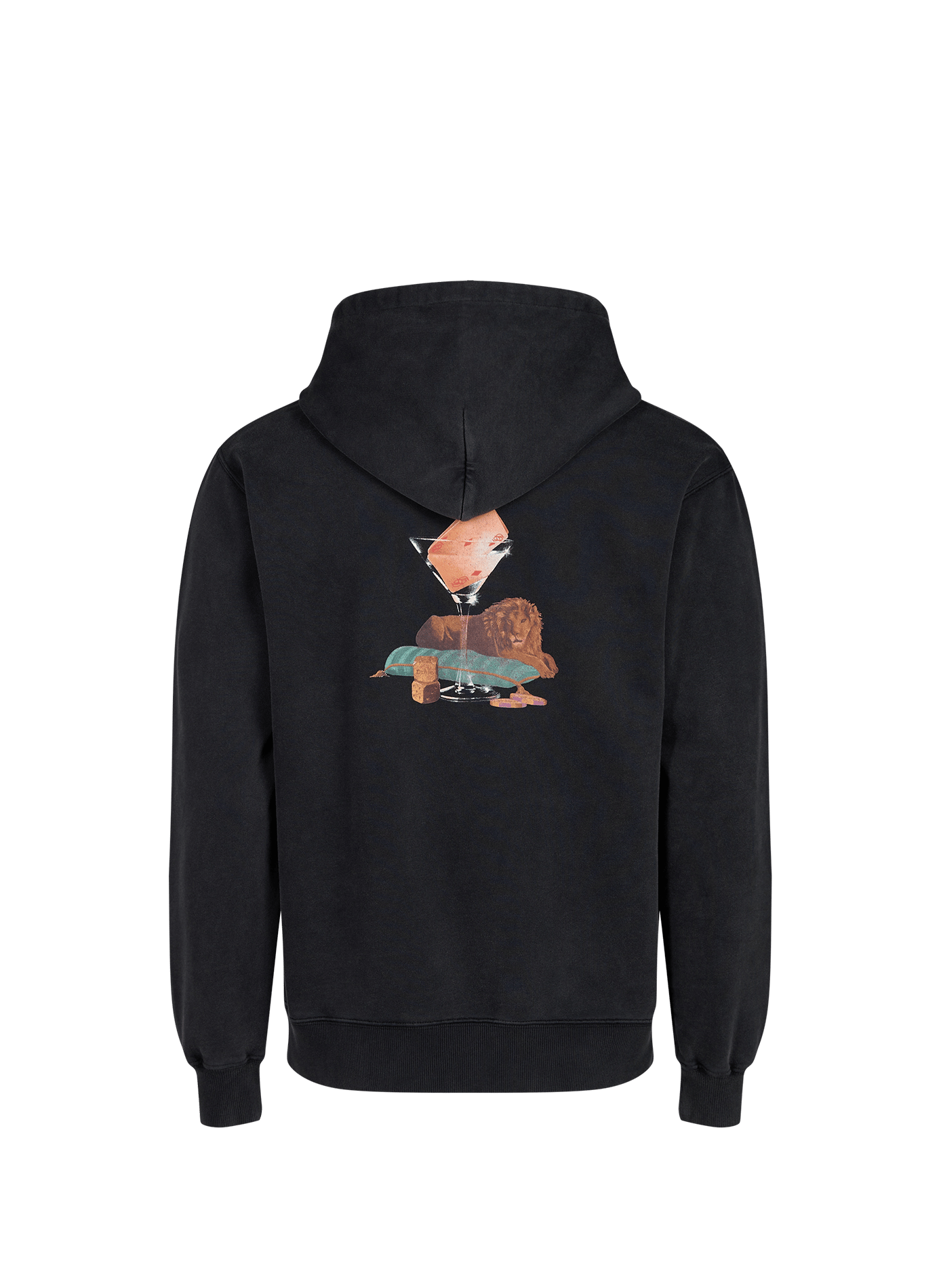 Gerader Baumwoll-Sweater DROLE DE MONSIEUR Schwarz