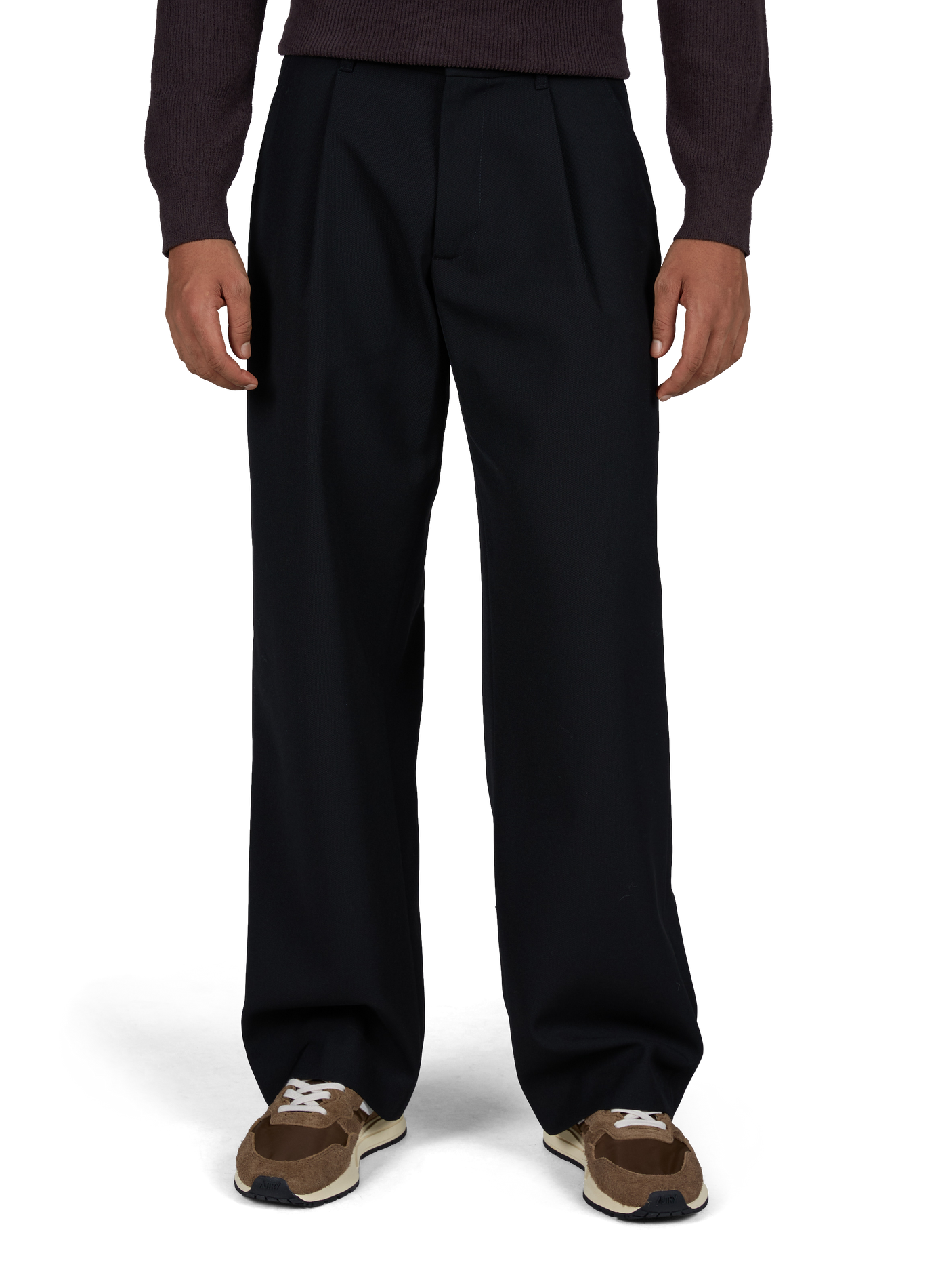 Effen Camden-pantalon met plooien WON HUNDRED