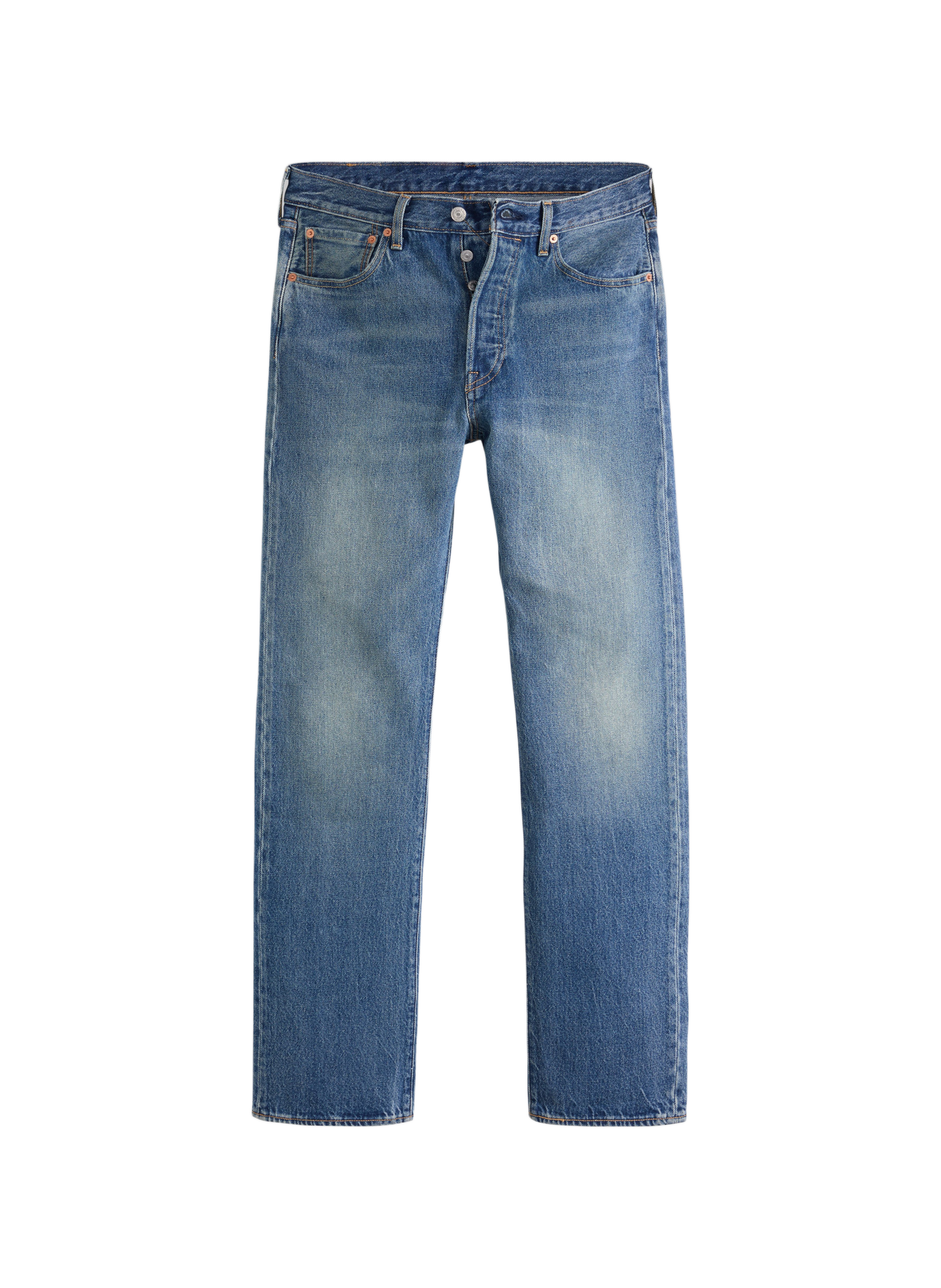 Straight cotton jeans LEVI'S Blue