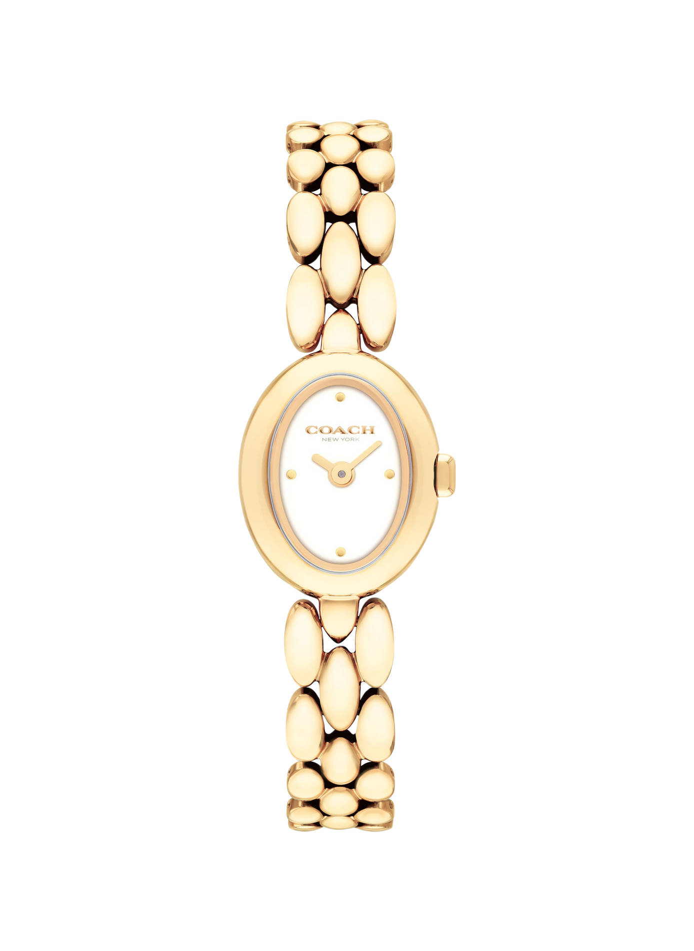 Montre quartz Sammy en acier inoxydable COACH Doré