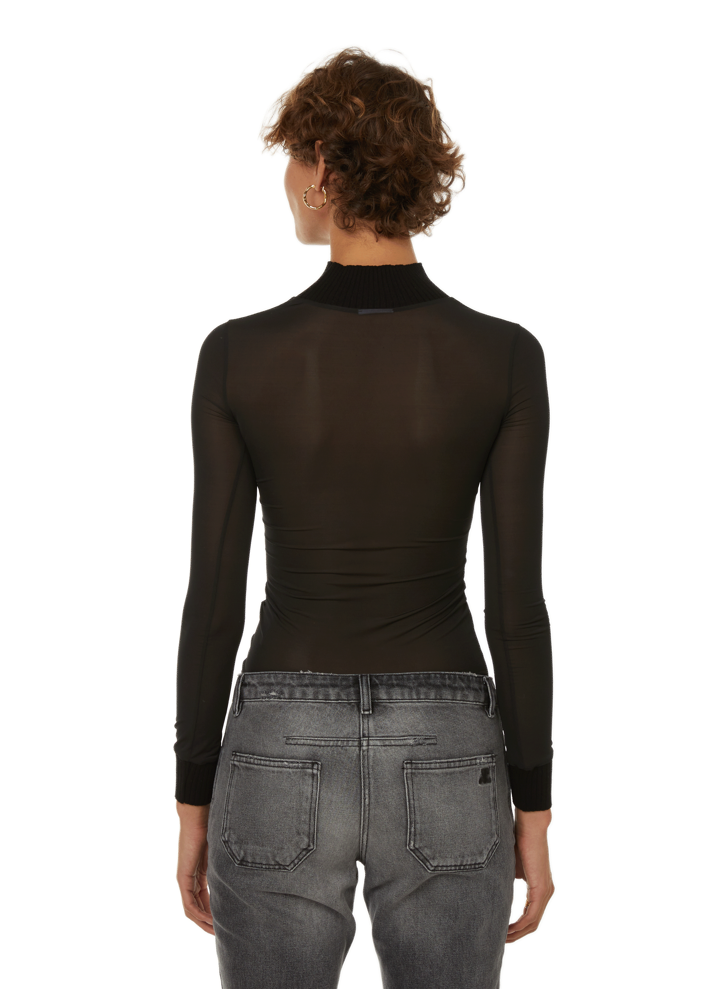 Reedition transparent top  COURRÈGES Black