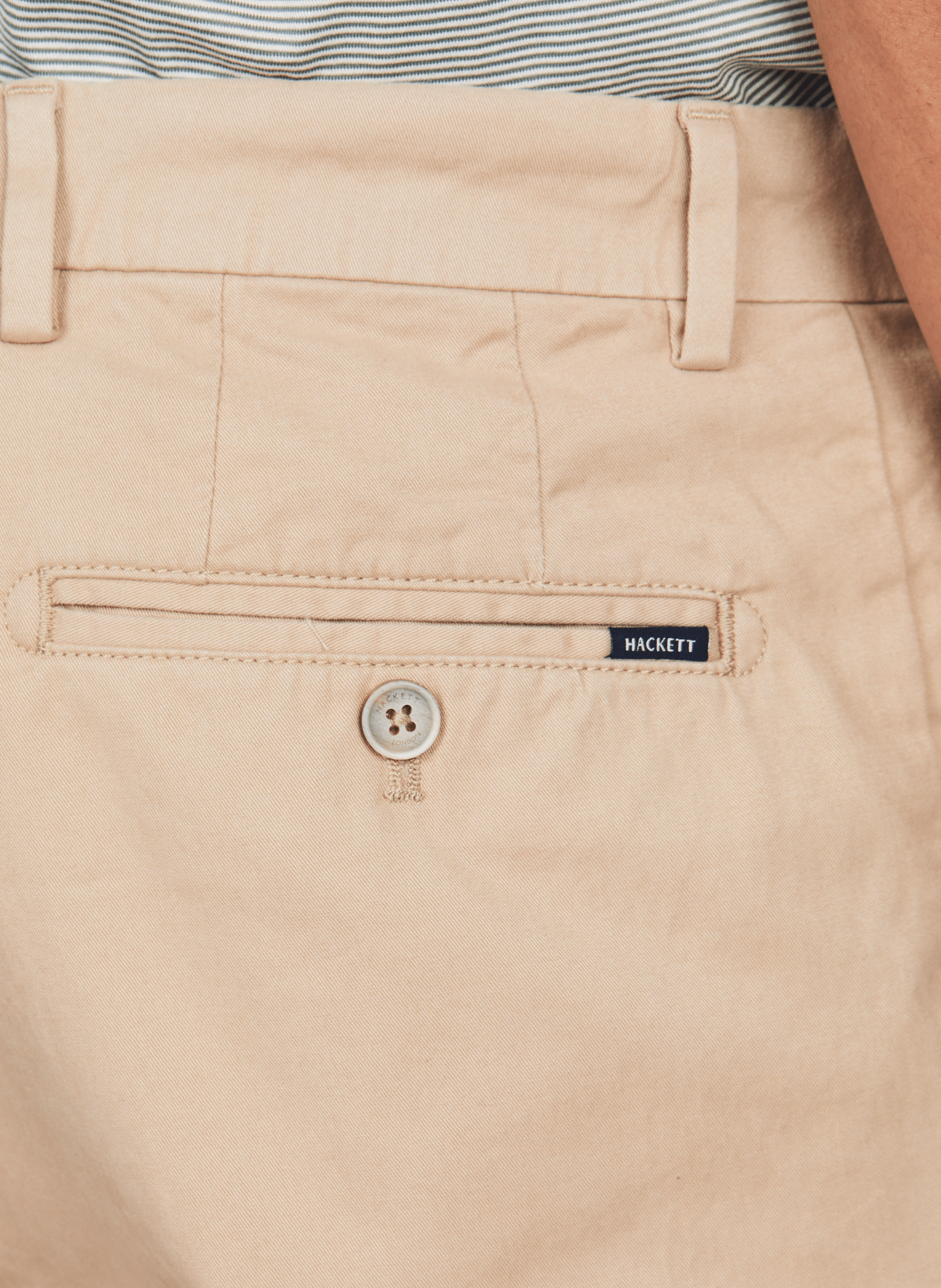 Pantalon chino en coton  HACKETT Beige
