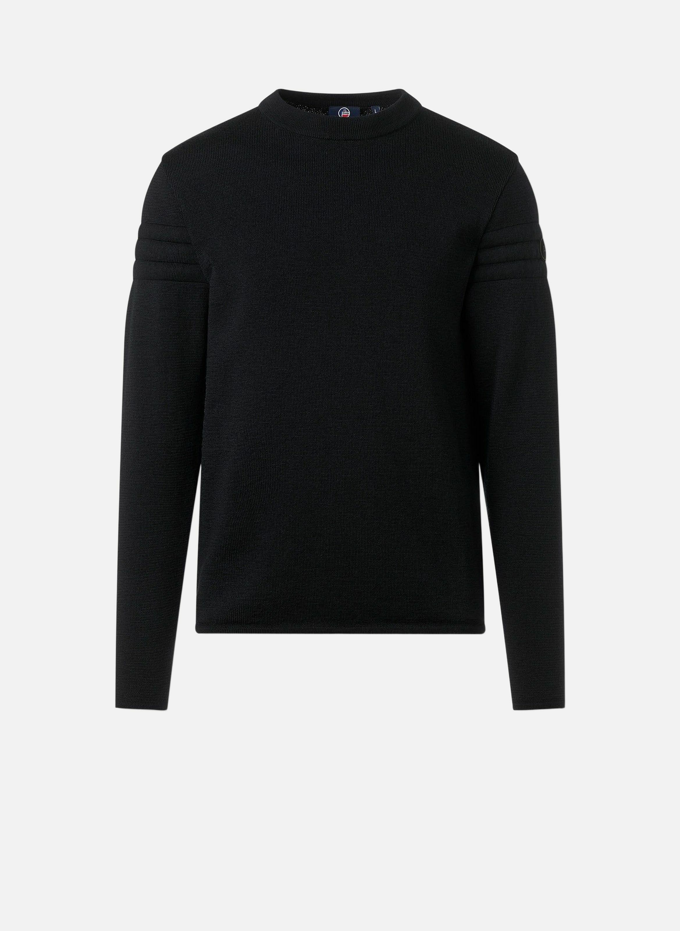 Pull damien col rond coupe regular FUSALP Noir