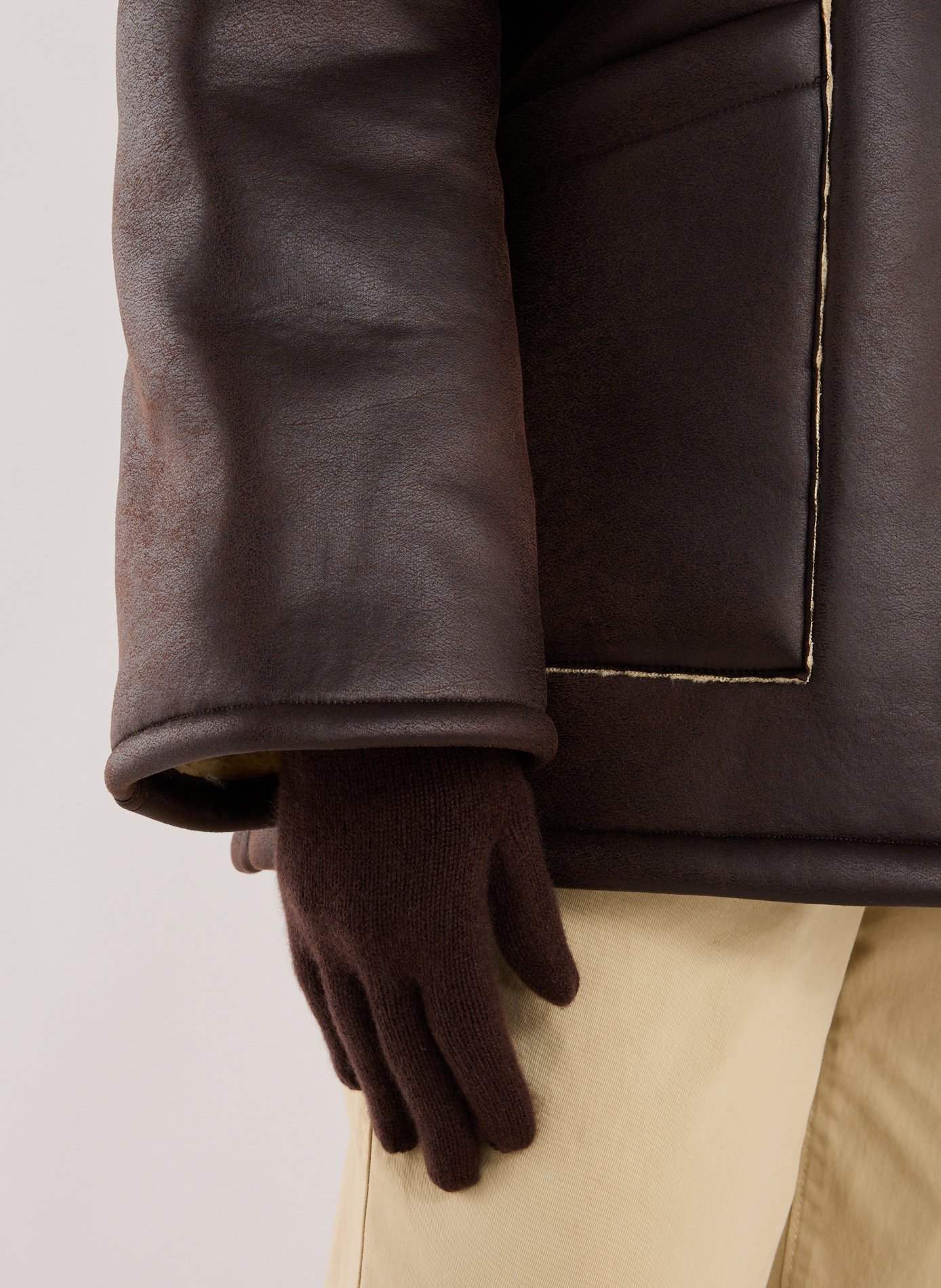 Gants en cachemire SAISON 1865 Marron