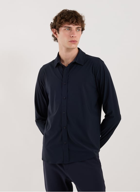 Straight classic collar shirt Blue by 1789 CALA 1789 CALA Straight classic collar shirt Blue
