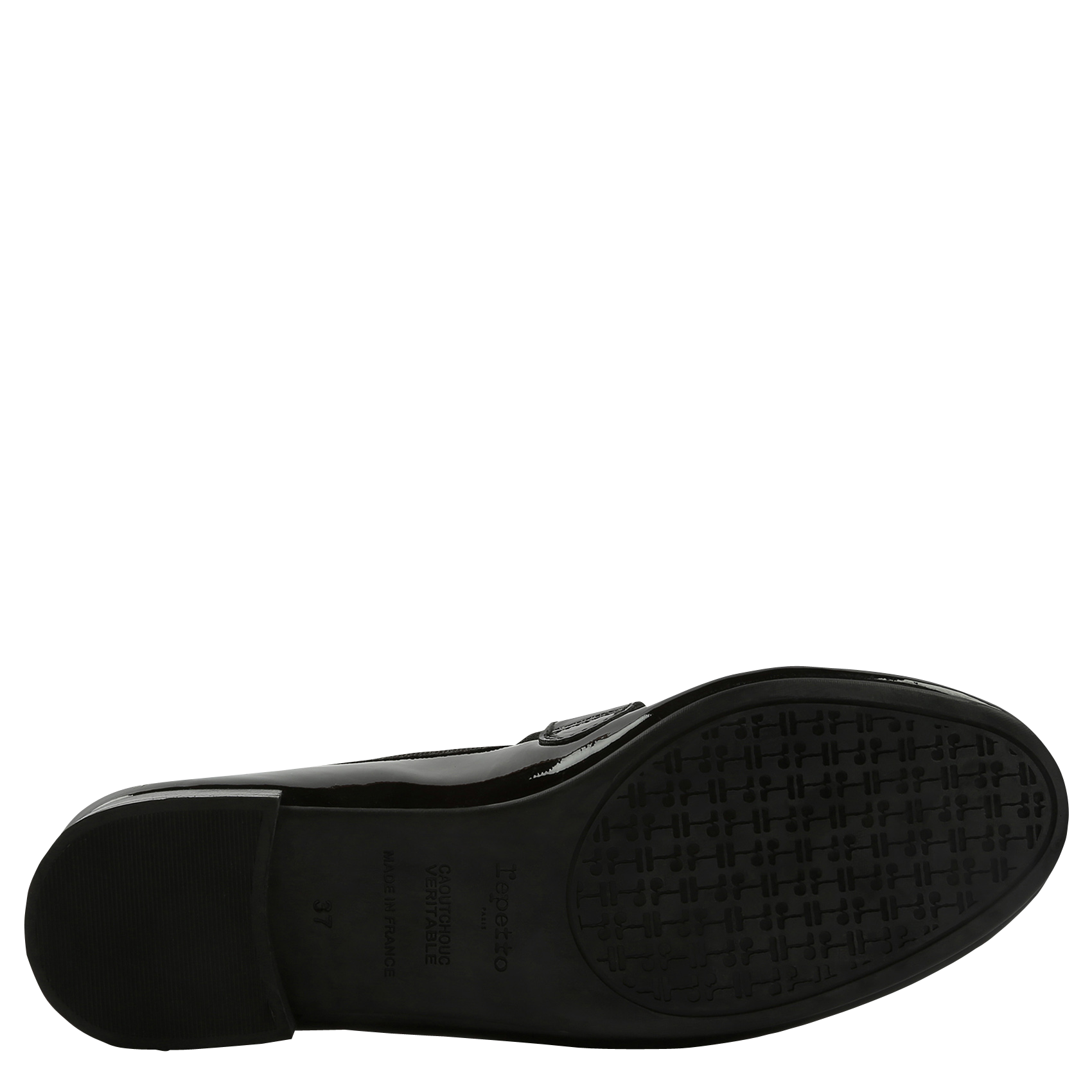 Loafers vernis en cuir vernis REPETTO Noir