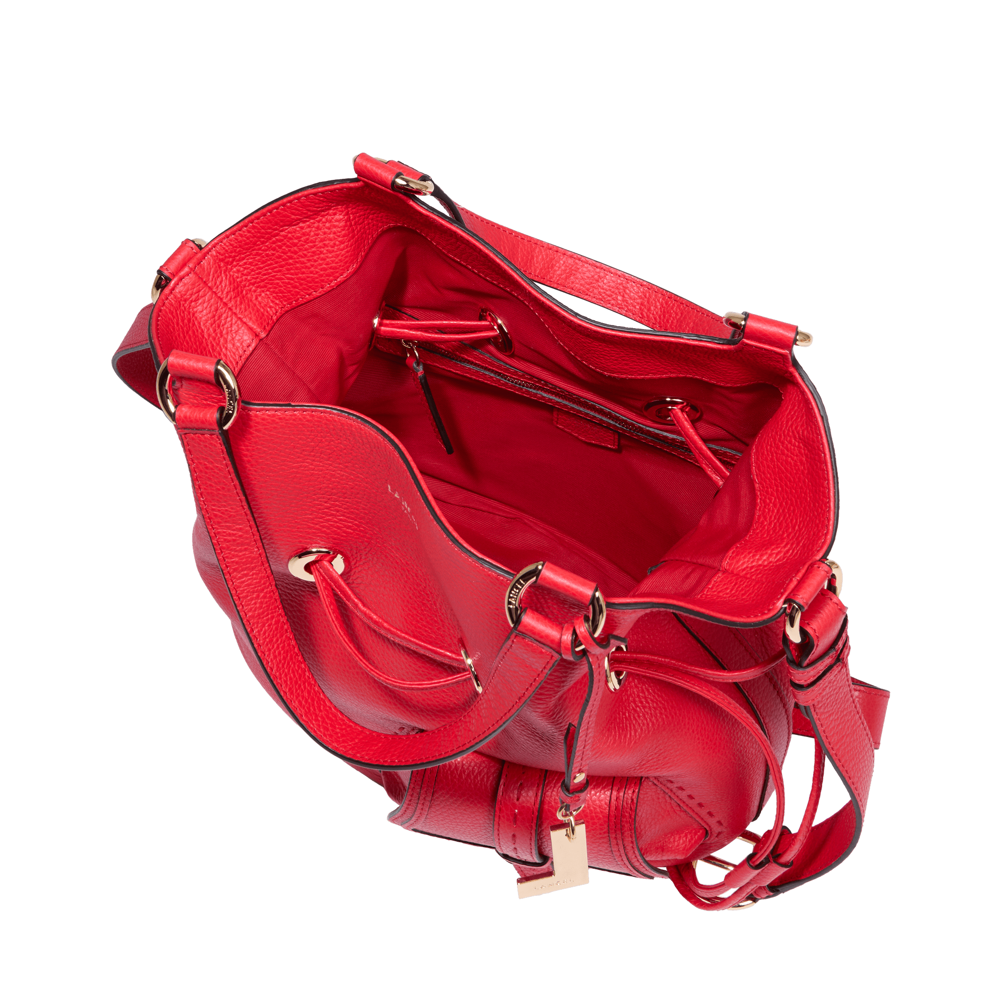 Sac seau m - premier flirt de lancel LANCEL Rouge