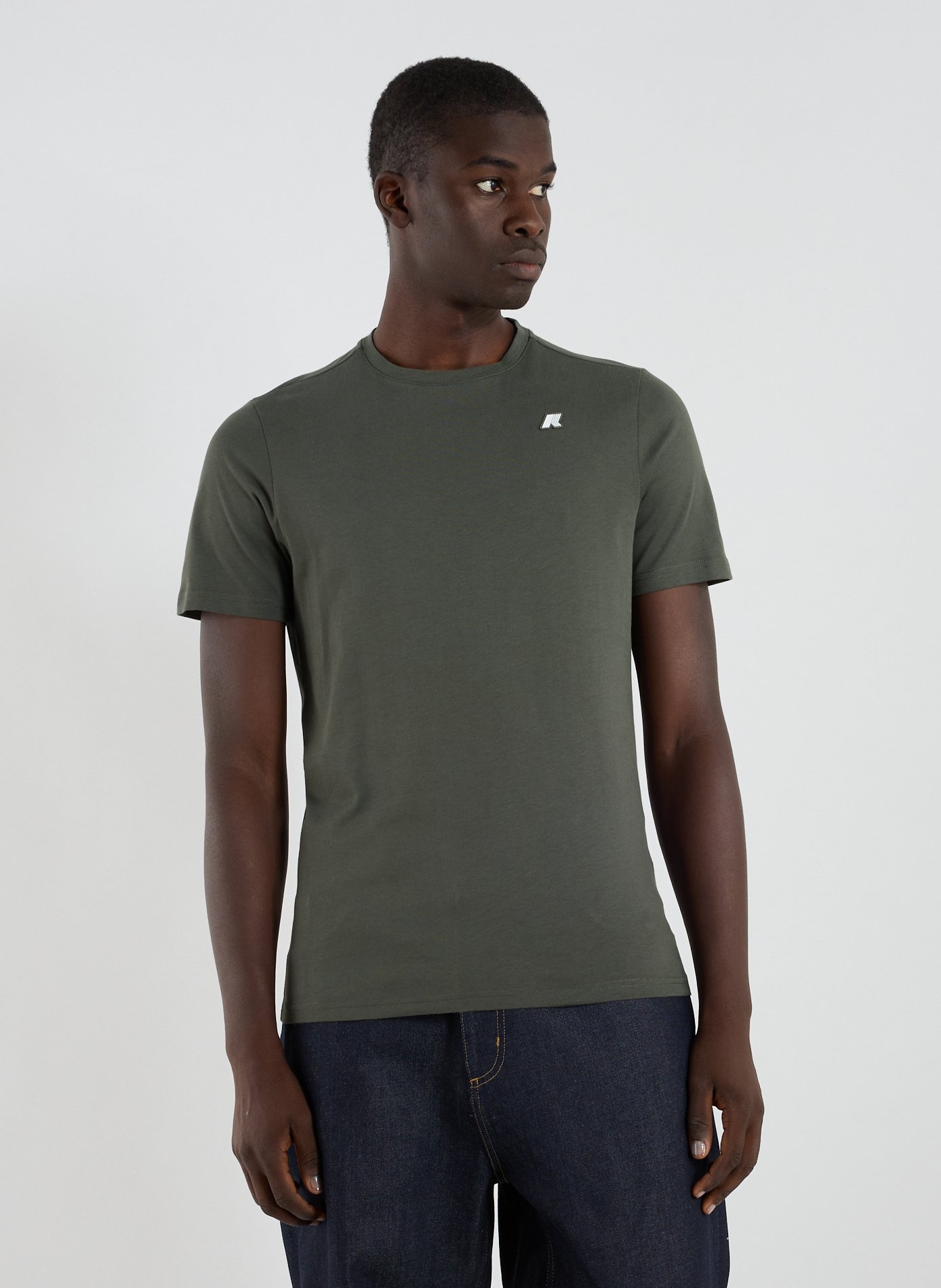 K-WAY Classic Cotton T-Shirt Khaki