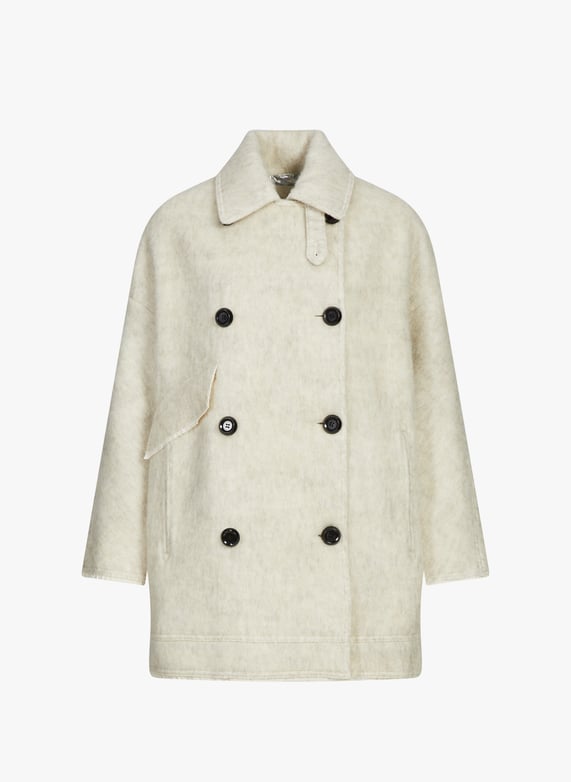 Manteau oversize col classique | Blanc by OOF WEAR Manteau oversize col classique Blanc