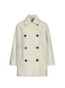 Manteau oversize col classique | Blanc by OOF WEAR OOF WEAR Manteau oversize col classique | Blanc