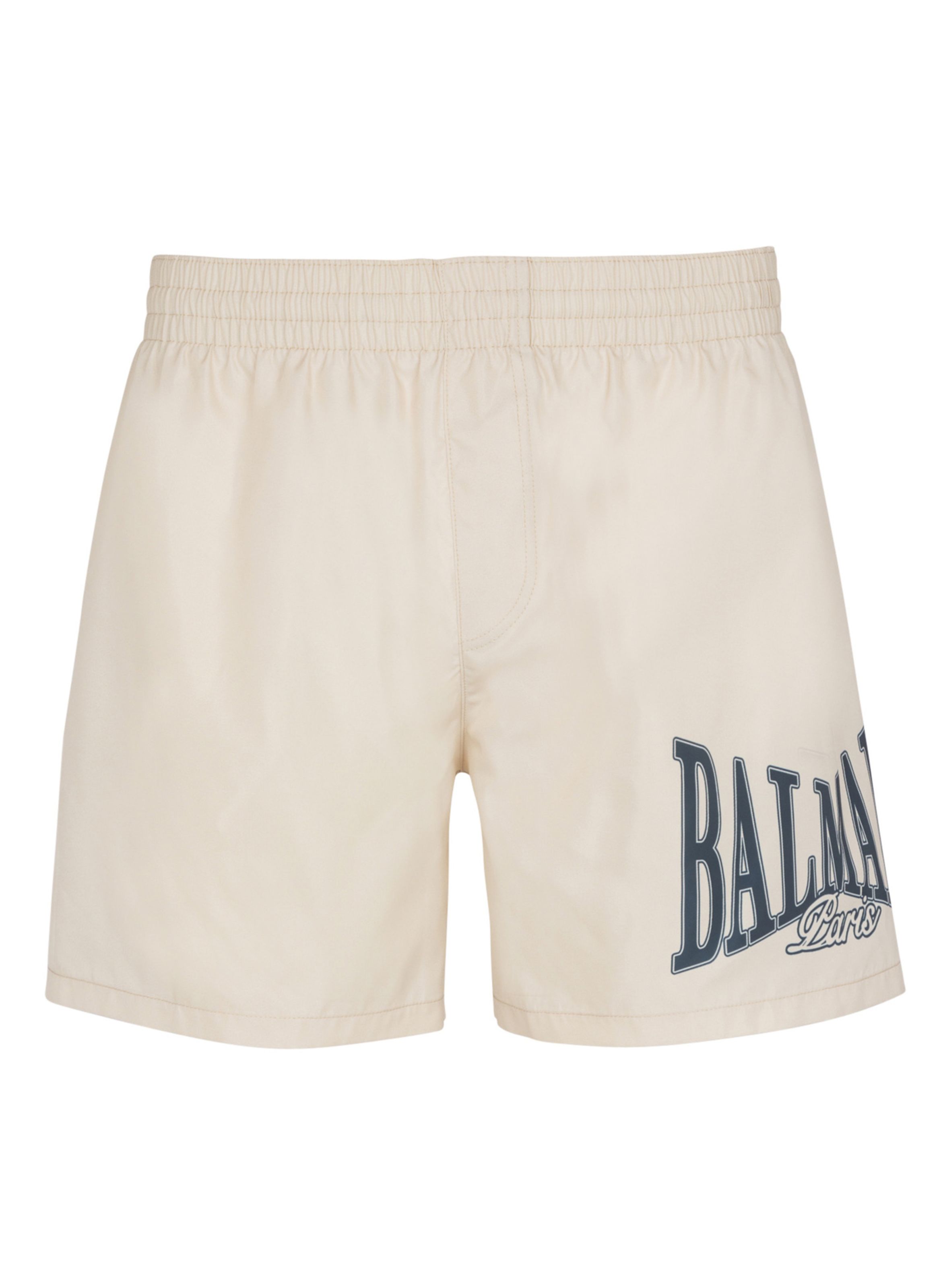 Short de bain à imprimé BALMAIN Beige