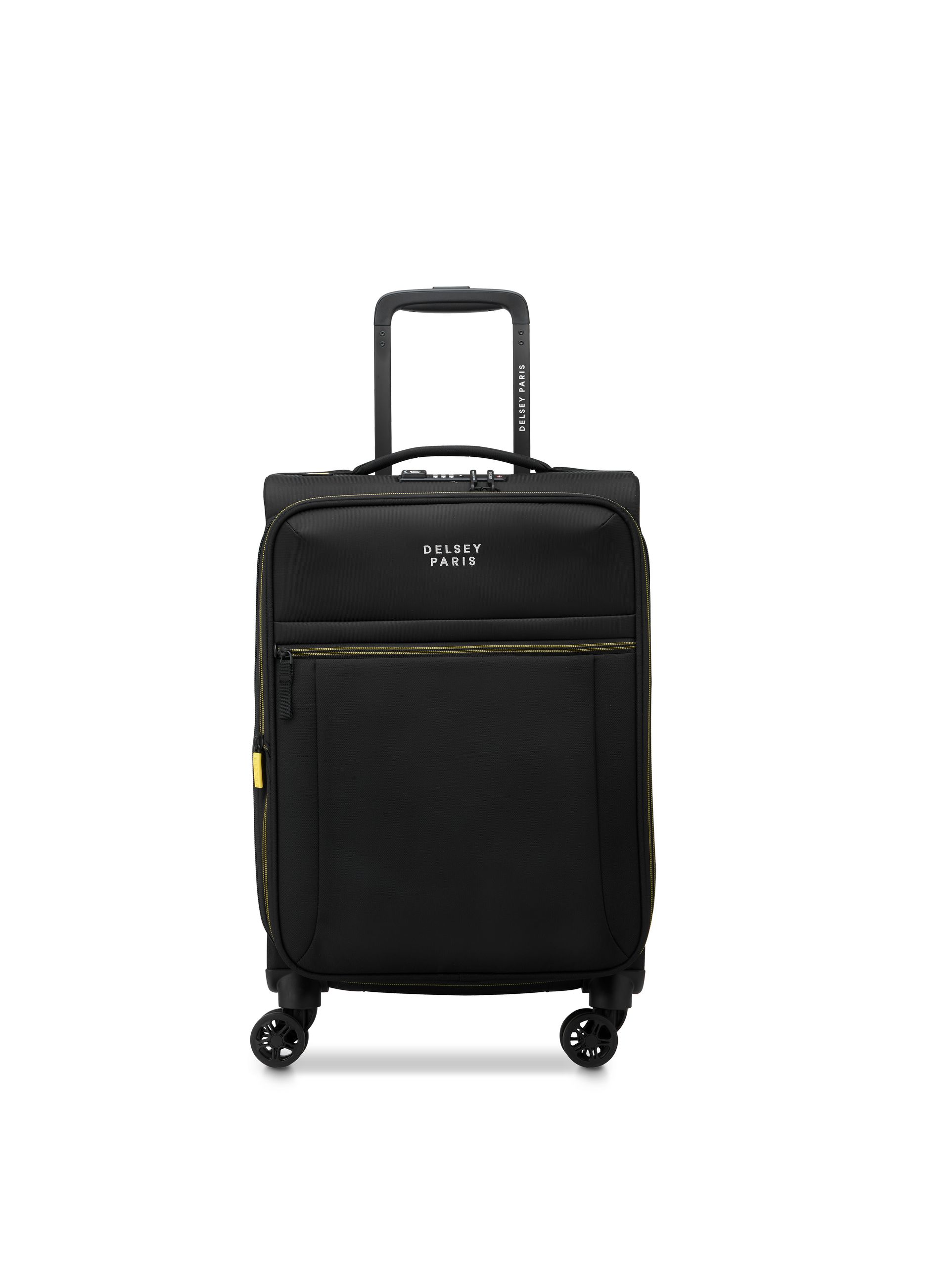 Valise cabine souple taille s - brochant 3 DELSEY PARIS Noir